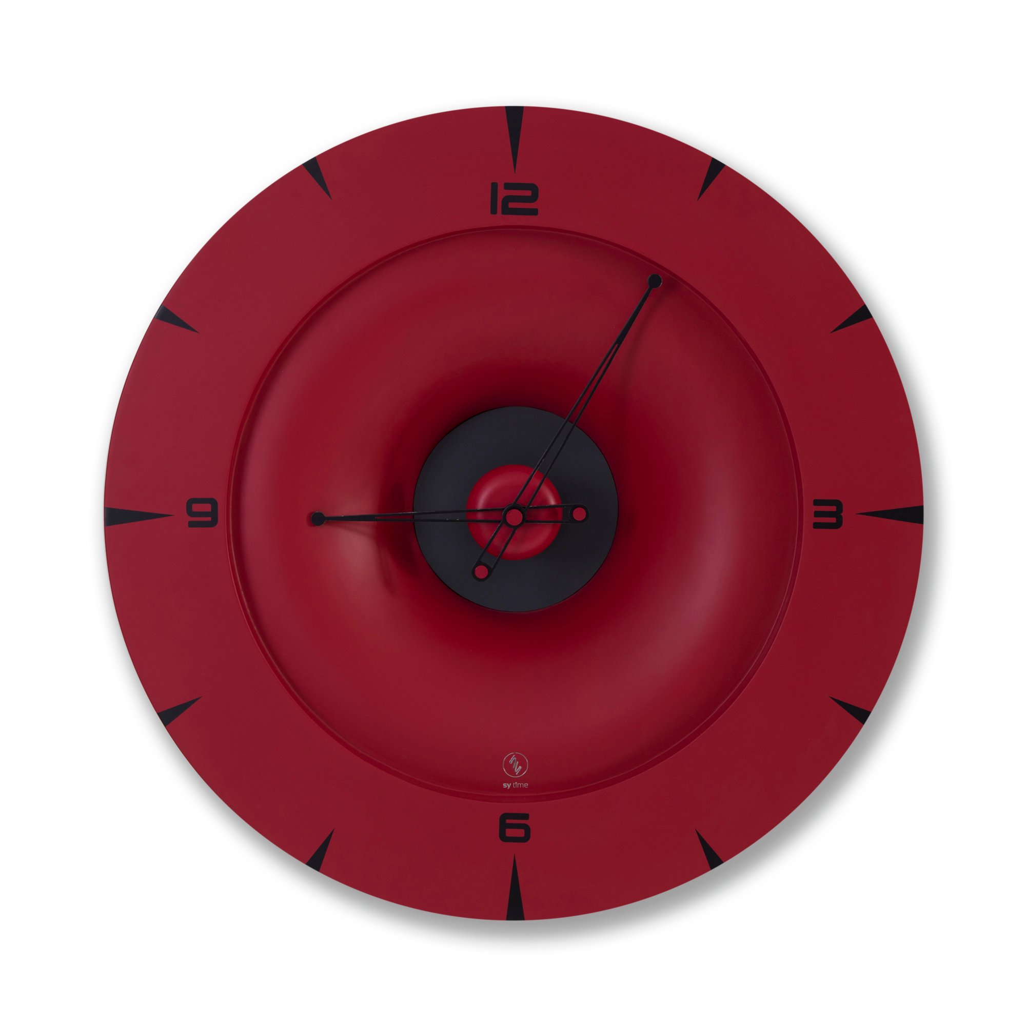 SY Time Efes 100 CM Wall Clock Patented Magnetic Dial System, Adjustable Hands, Fiberglass and Aluminum Design