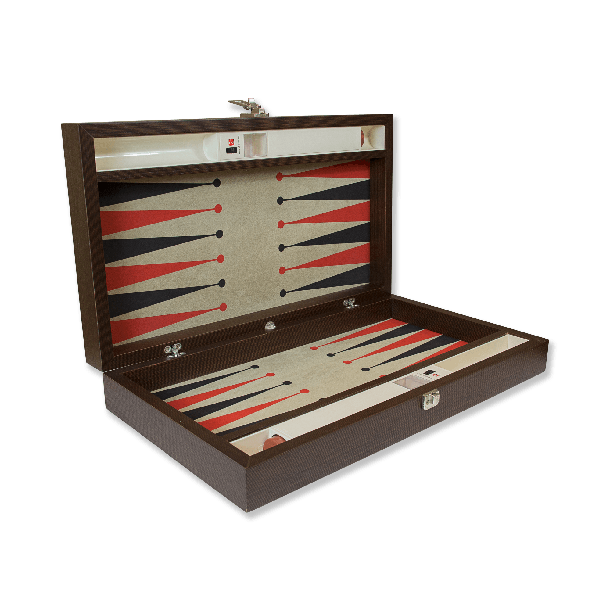 Merba Tavla 35 Handmade Backgammon Set - Personalized Premium with Ultramarine Leather, Custom Name and Logo, High Quality Wooden Board