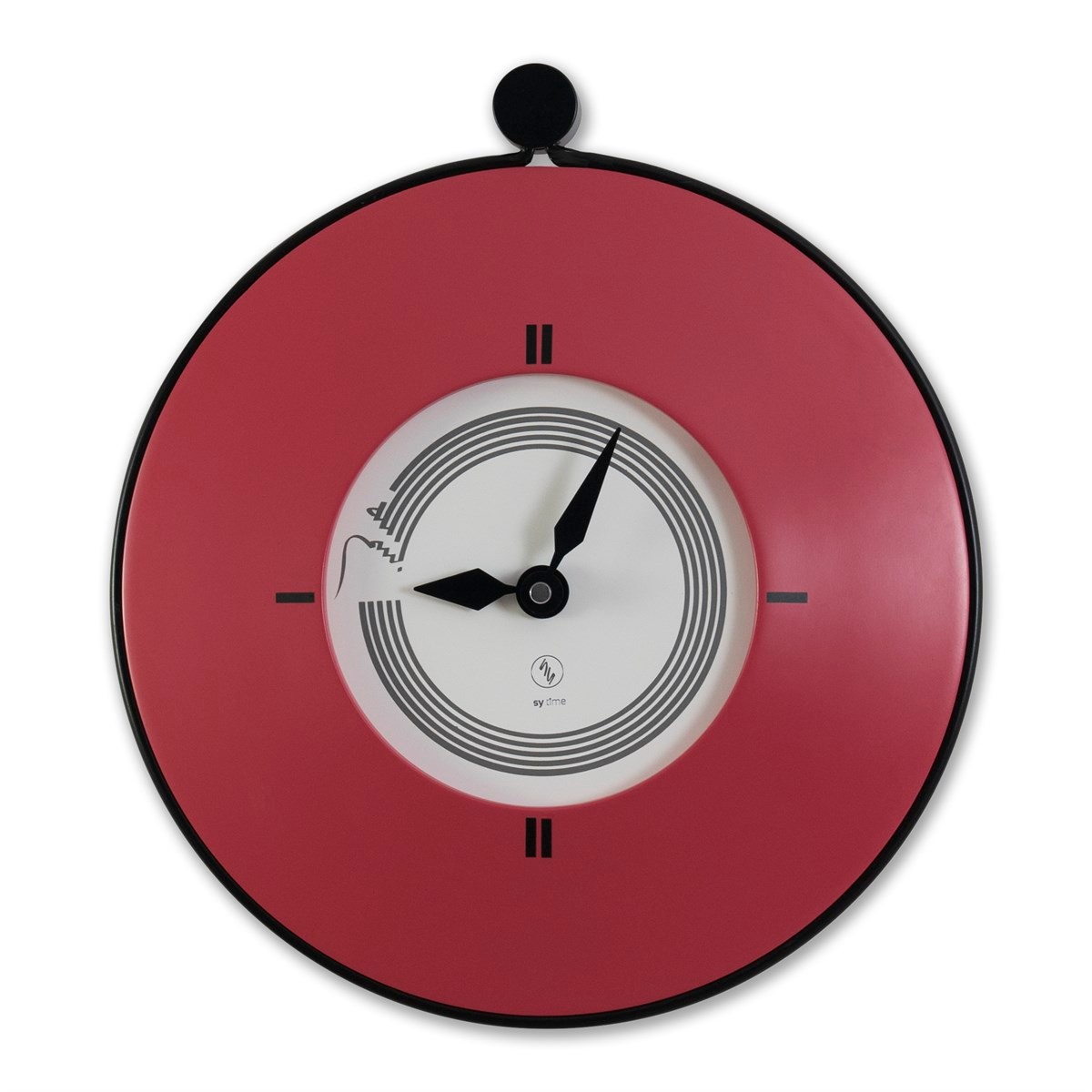 Sy Time Adalya 40 CM Wall Clock - 8963 Patented Magnetic Dial System, Adjustable Hands, Fiberglass and Aluminum Design