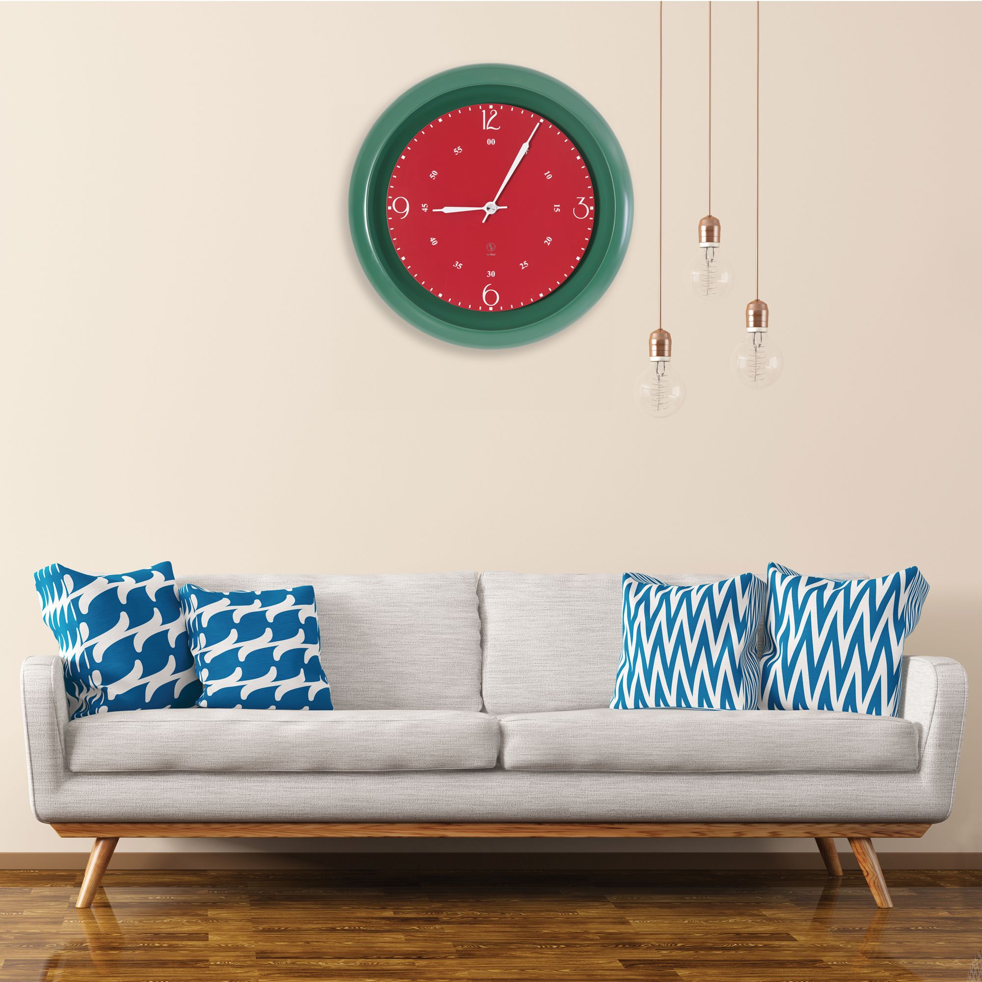 SY Time İbora 70 CM Duvar Saati - 7010 Patentli Manyetik Kadran Sistemi, Ayarlanabilir Kollar, Fiberglas ve Alüminyum Tasarım