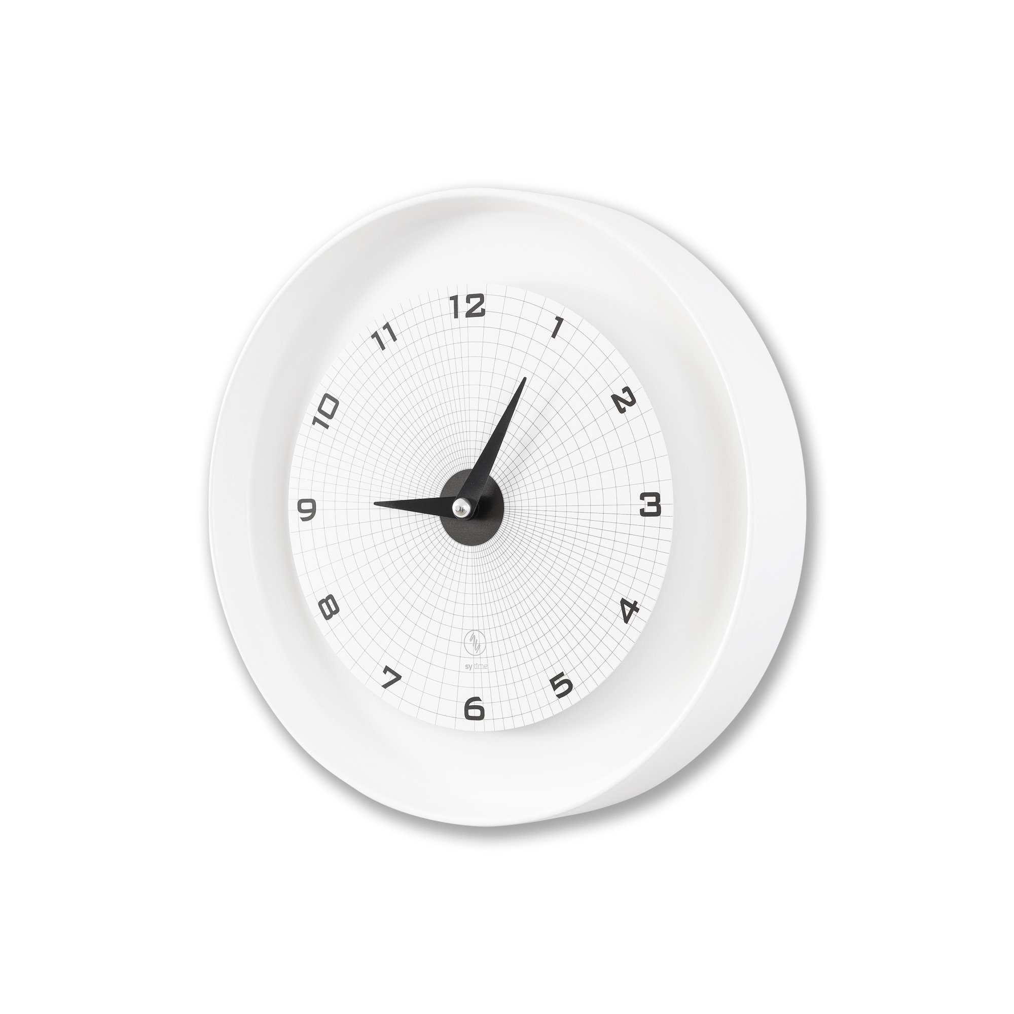SY Time Adrasan 50 CM Wall Clock - 9311 Patented Magnetic Dial System, Adjustable Hands, Fiberglass and Aluminum Design