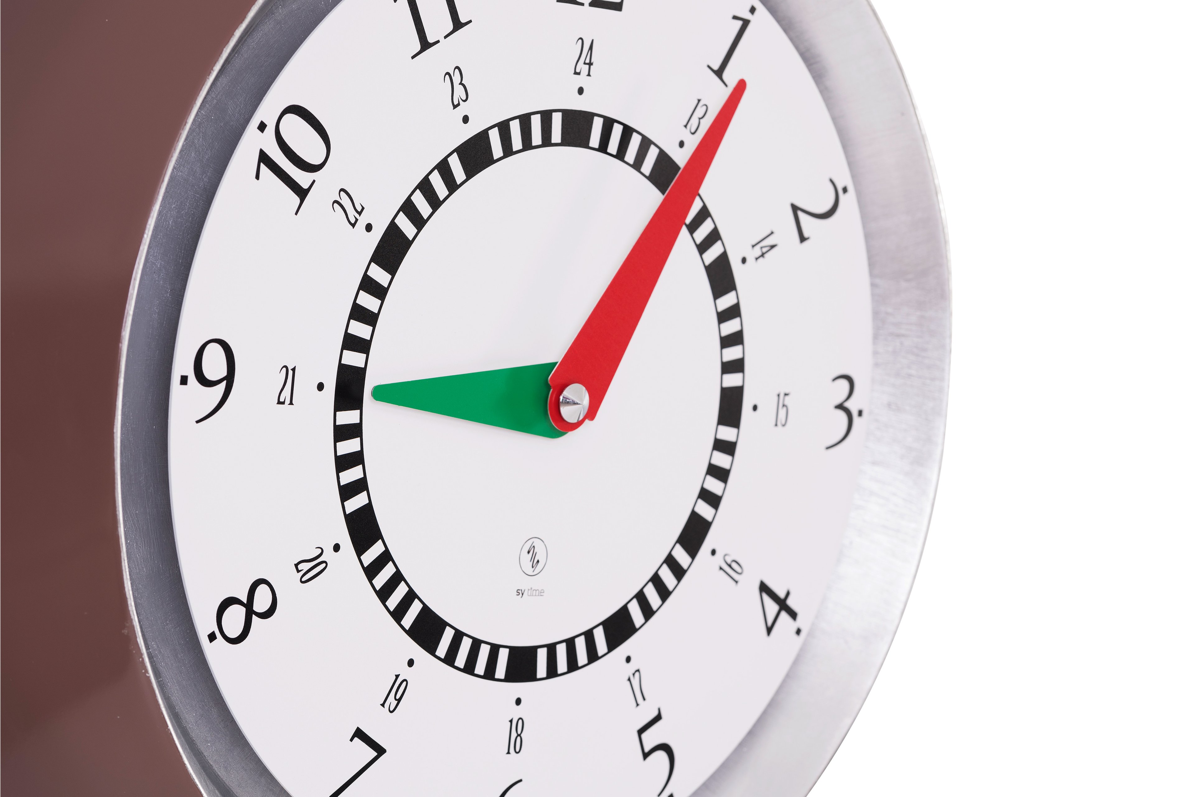 SY Time Urartu 80 CM Duvar Saati - 7256 Patentli Manyetik Kadran Sistemi, Ayarlanabilir Kollar, Fiberglas ve Alüminyum Tasarım