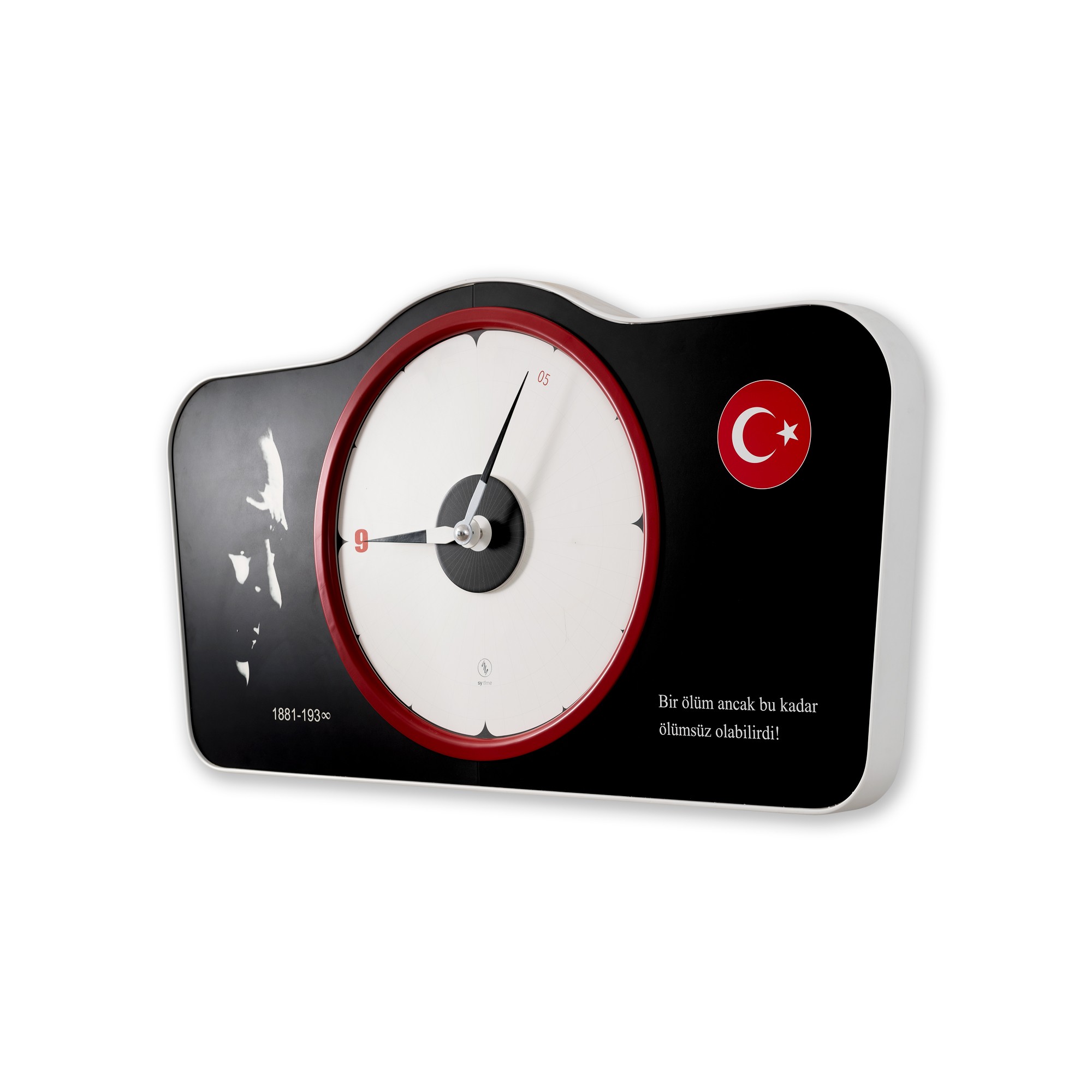 Gallipoli Wall Clock 160 CM Patented Magnetic Dial System, Adjustable Hands, Fiberglass and Aluminum Design