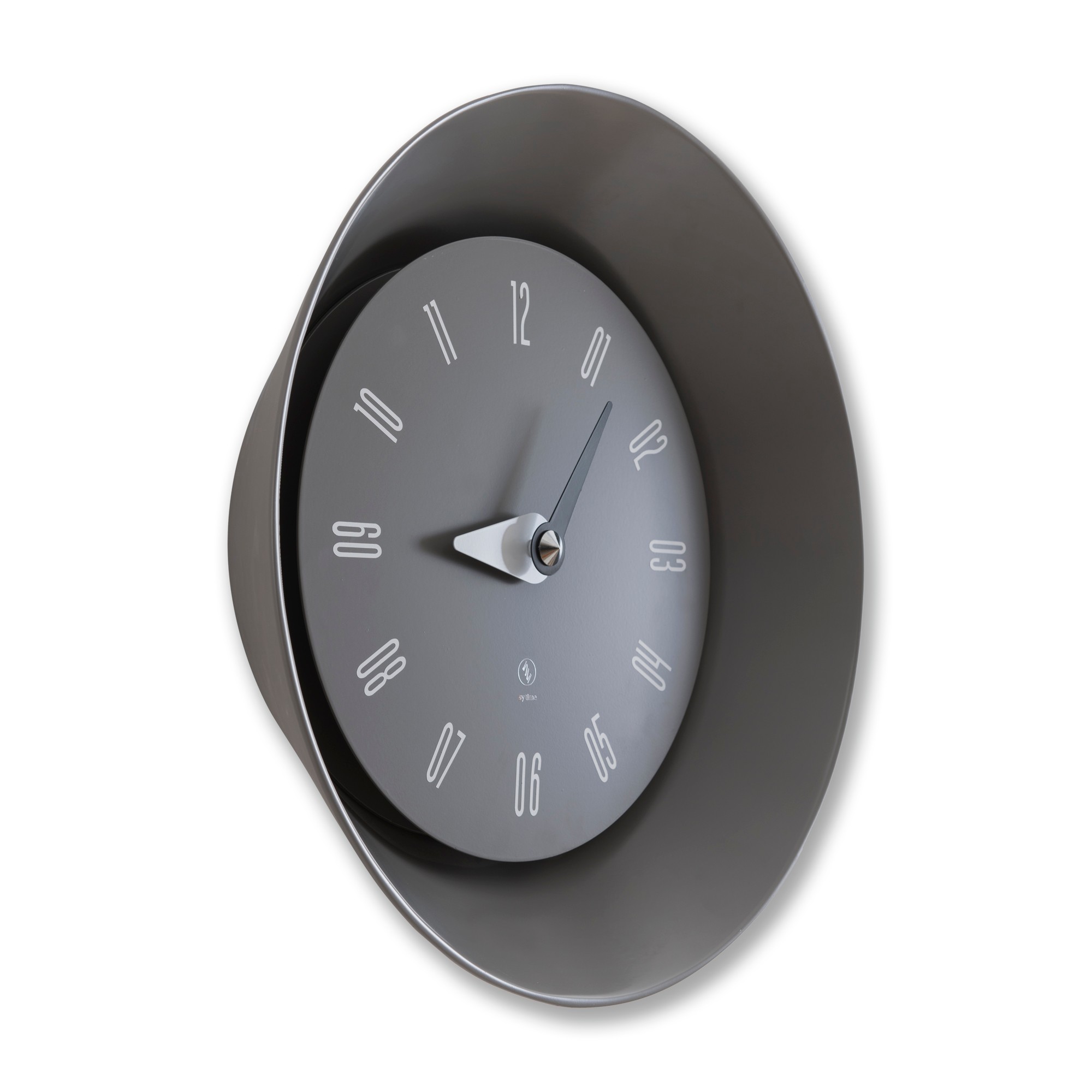 SY Time Side 50 CM Duvar Saati - 9991 Patentli Manyetik Kadran Sistemi, Ayarlanabilir Kollar, Fiberglas ve Alüminyum Tasarım