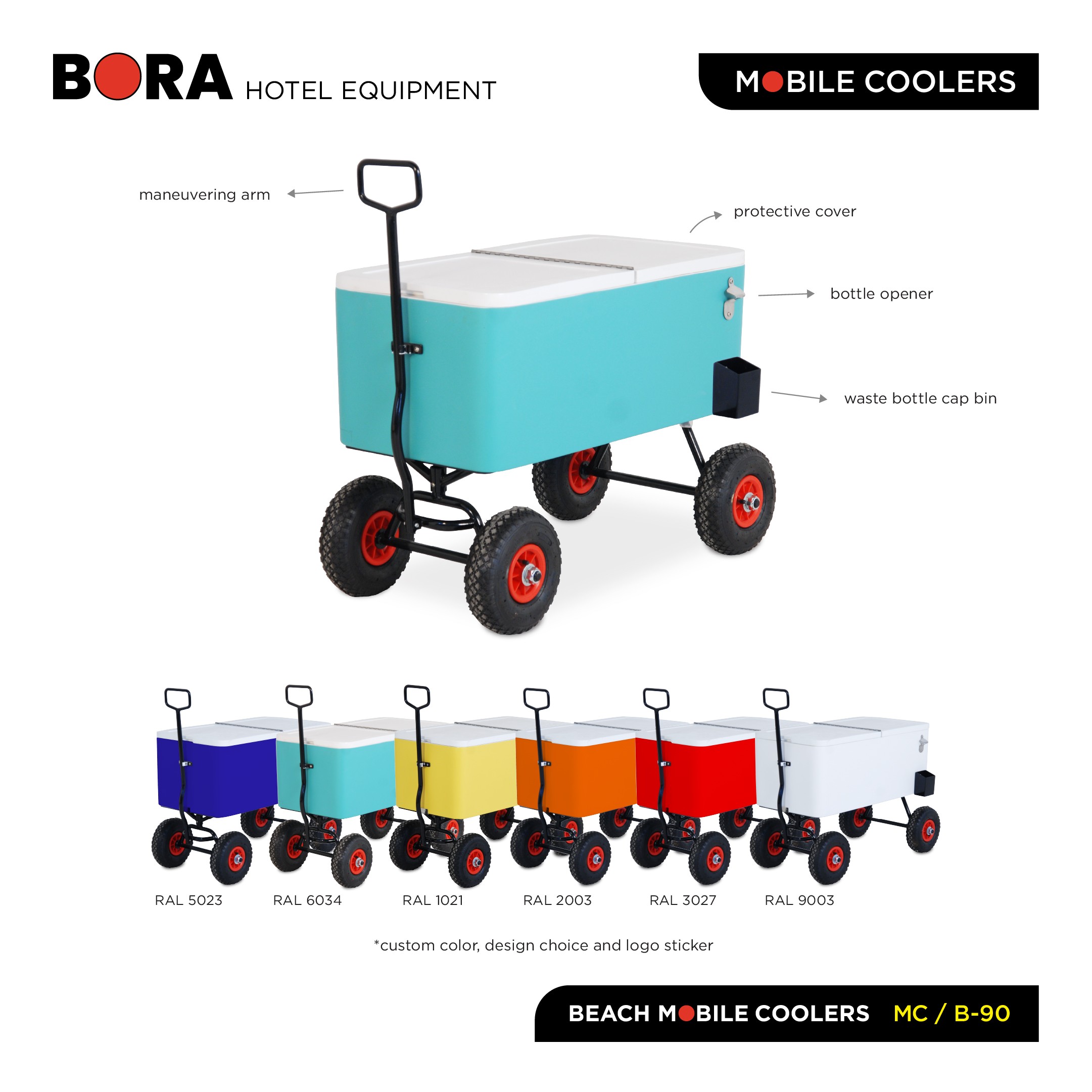 Mobile Cooler for Beach Events