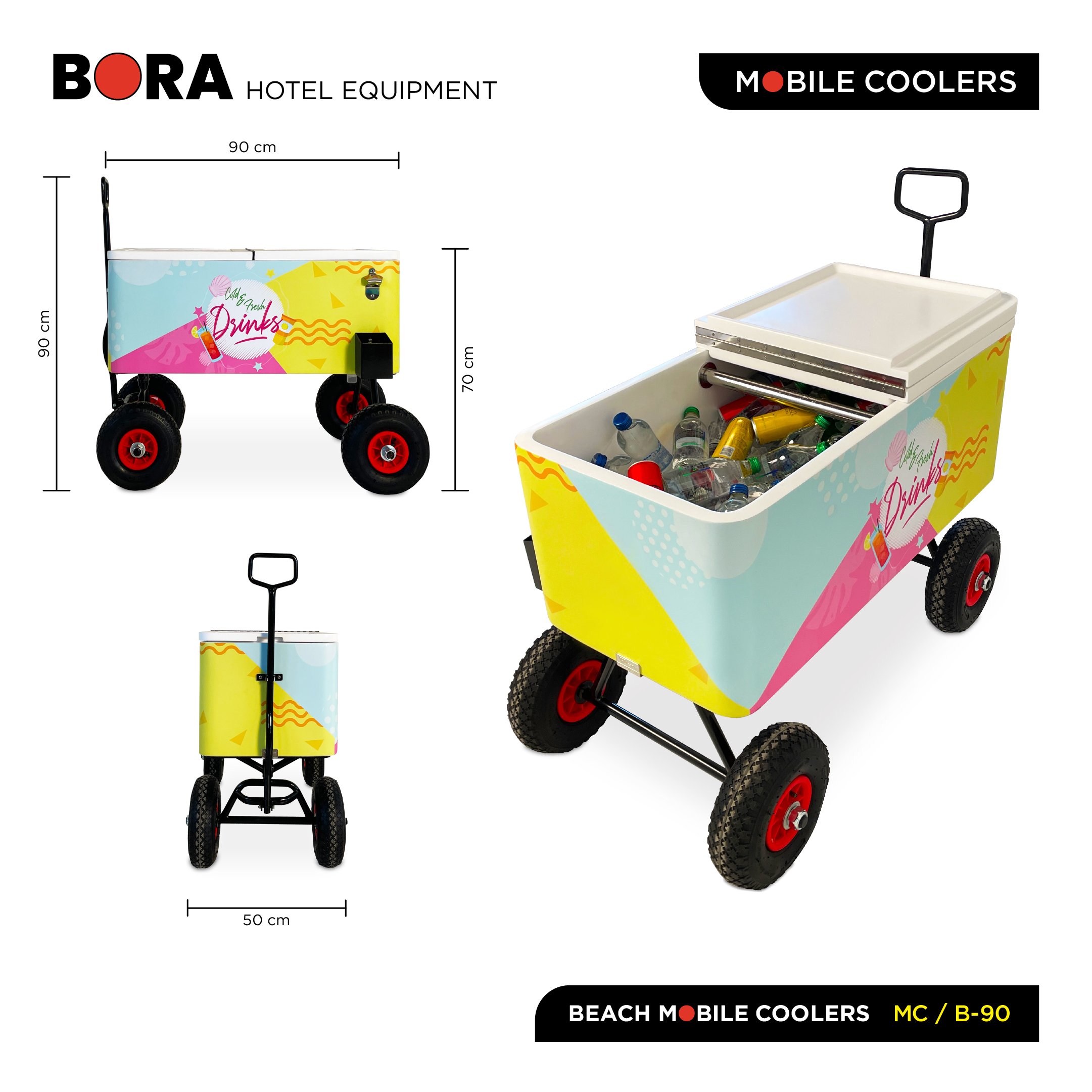 Mobile Cooler for Beach Events