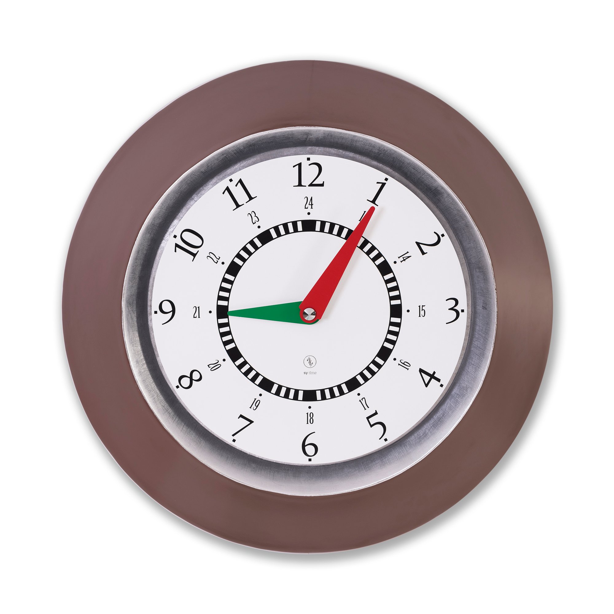 SY Time Urartu 80 CM Duvar Saati - 7256 Patentli Manyetik Kadran Sistemi, Ayarlanabilir Kollar, Fiberglas ve Alüminyum Tasarım