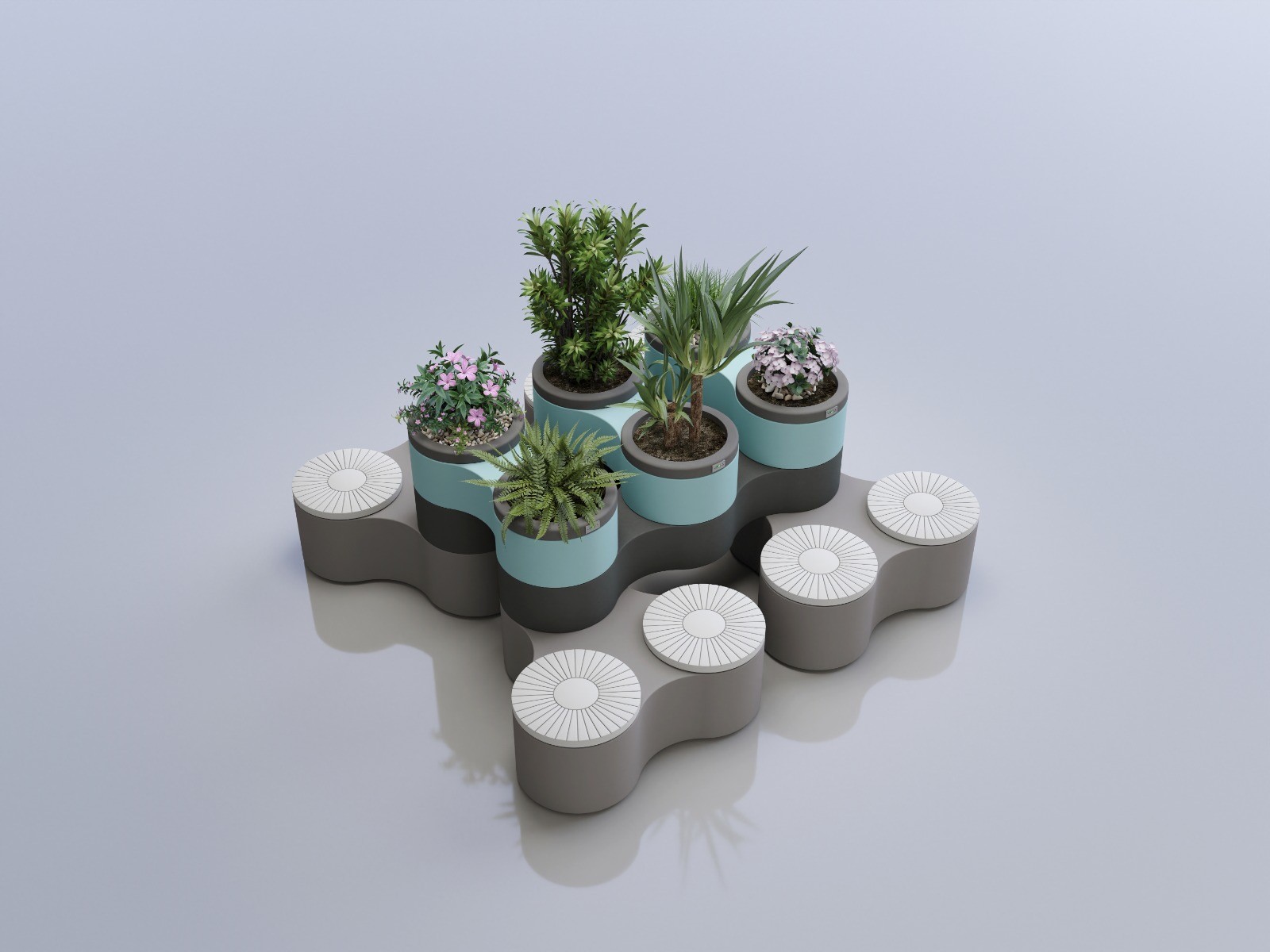 Aricanda Modular Smart Flower Pot Series - 4/48