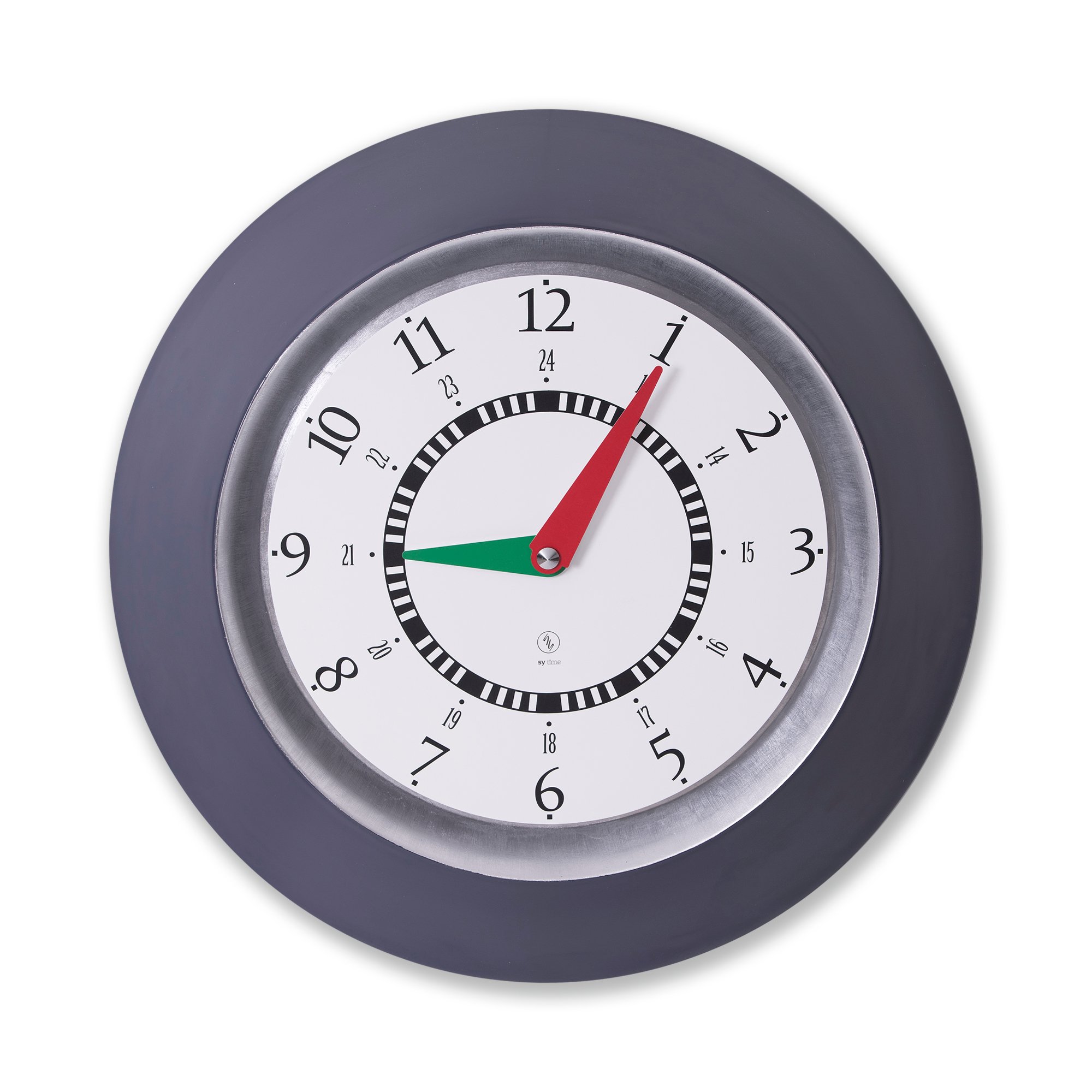 SY Time Urartu 80 CM Duvar Saati - 7249 Patentli Manyetik Kadran Sistemi, Ayarlanabilir Kollar, Fiberglas ve Alüminyum Tasarım