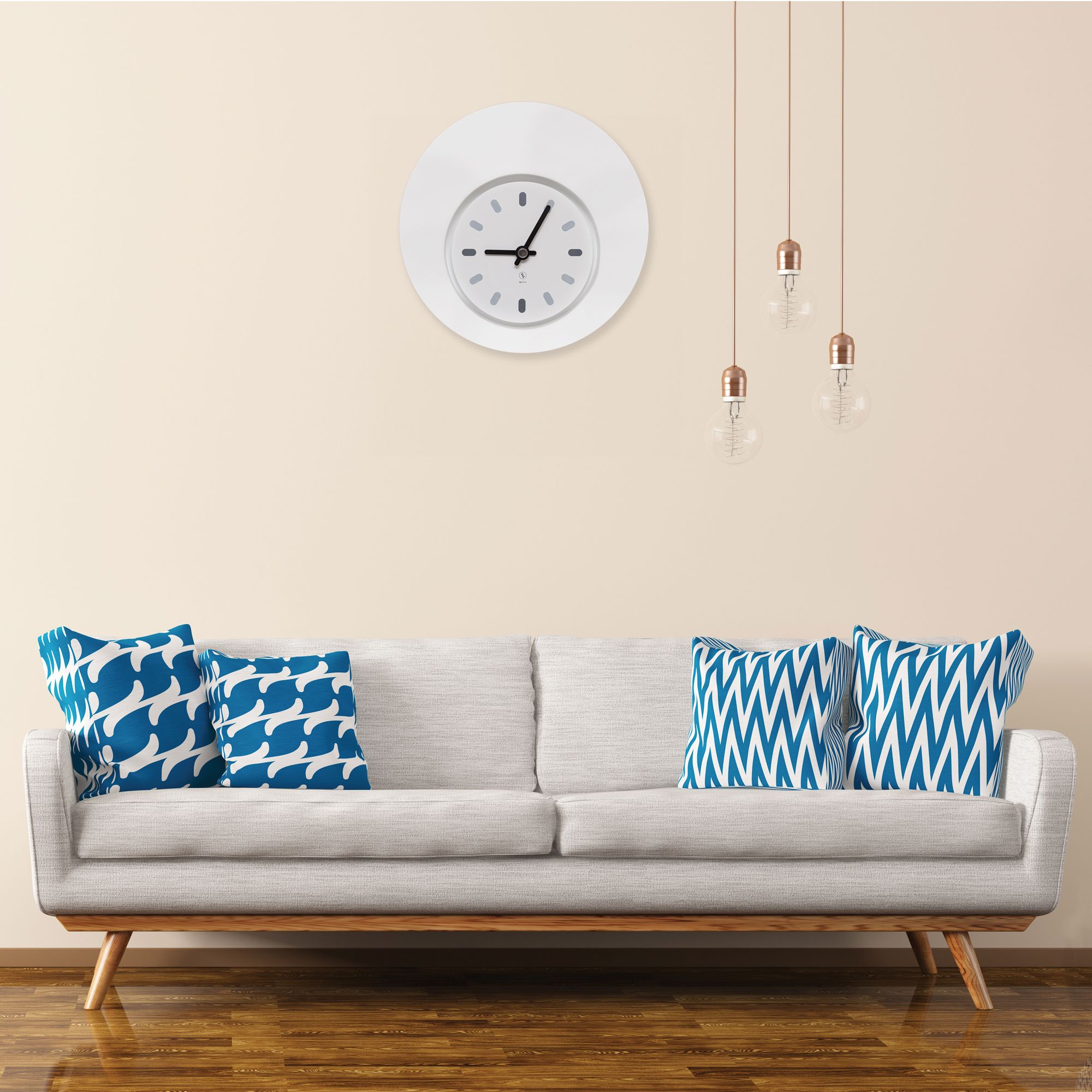 SY Time Troya 50 CM Duvar Saati - 9502 Patentli Manyetik Kadran Sistemi, Ayarlanabilir Kollar, Fiberglas ve Alüminyum Tasarım