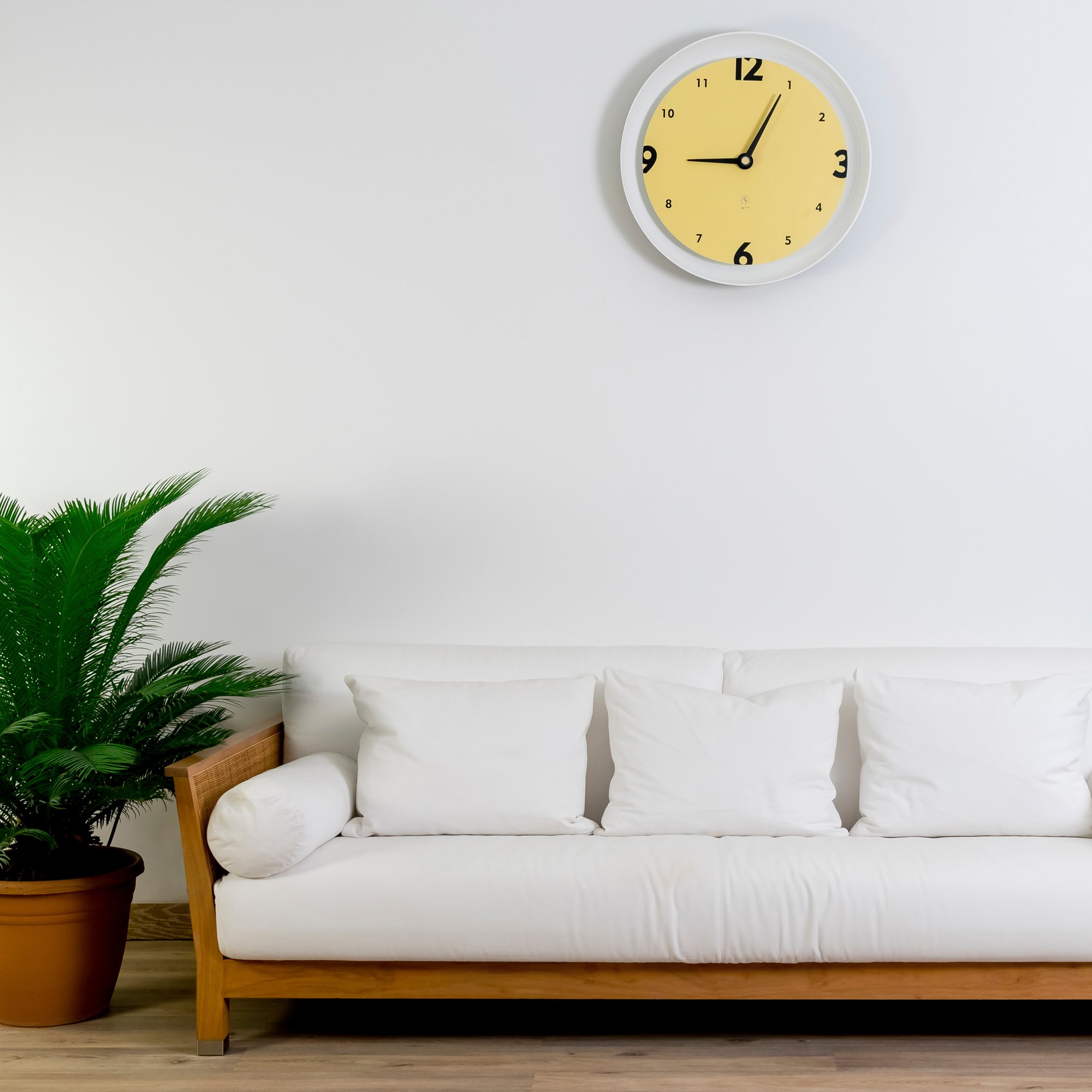 SY Time Myra 60 CM Wall Clock Patented Magnetic Dial System, Adjustable Arms, Fiberglass and Aluminum Design