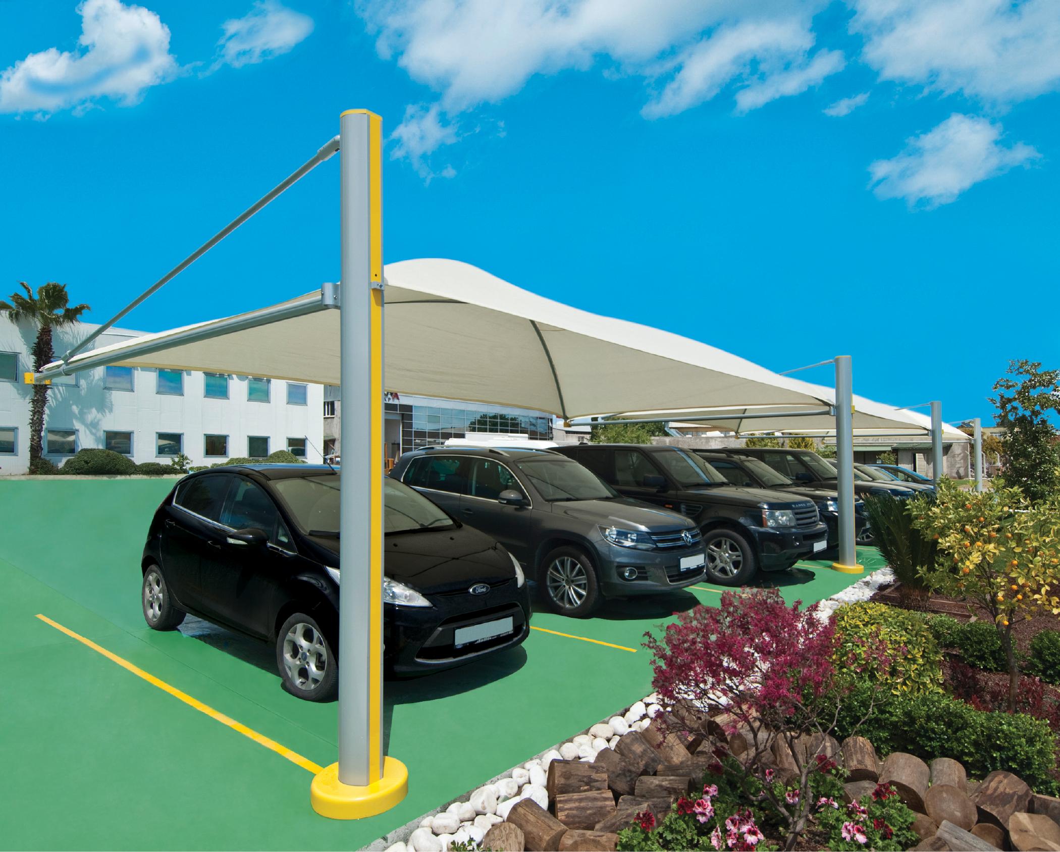 Otopark Gölgelik Sistemleri (Yüksek Araç Grupları)