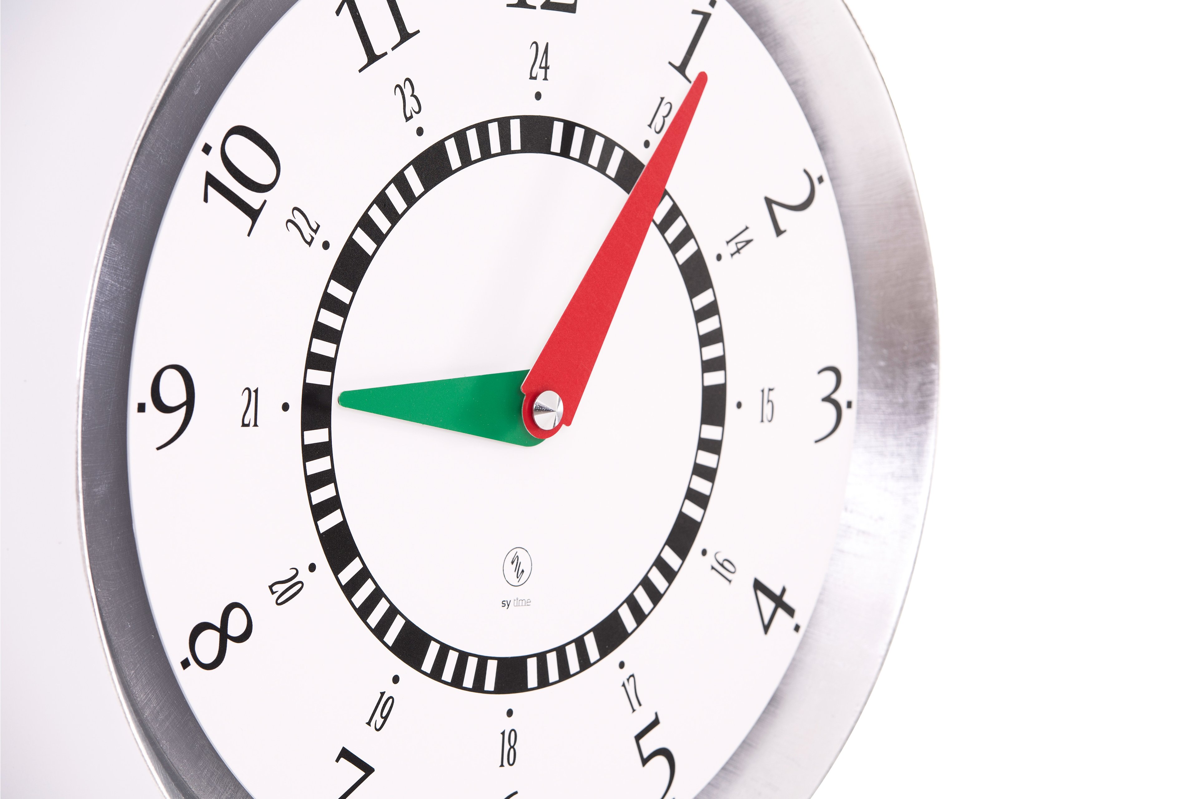 SY Time Urartu 80 CM Duvar Saati - 7270 Patentli Manyetik Kadran Sistemi, Ayarlanabilir Kollar, Fiberglas ve Alüminyum Tasarım