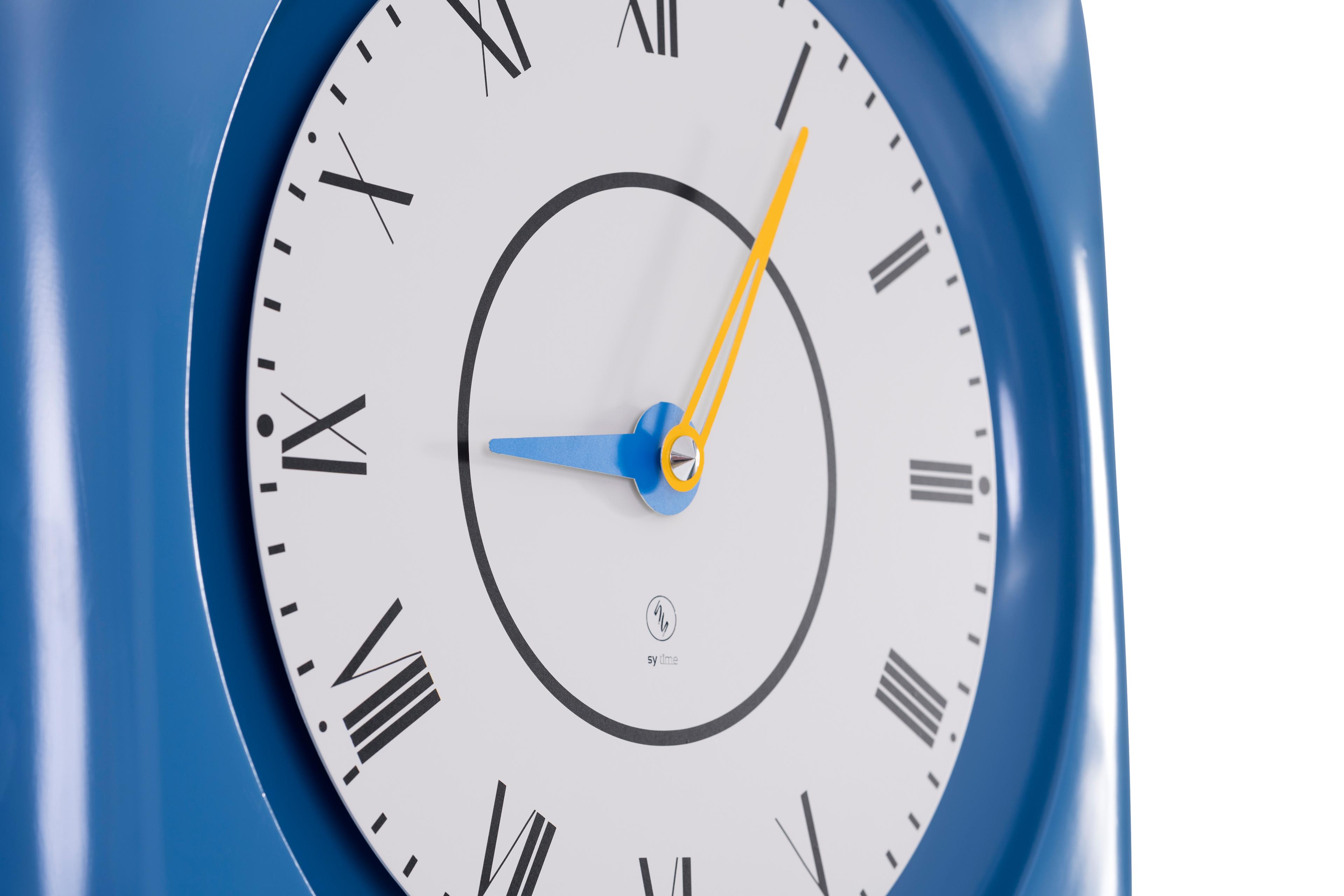 SY Time Knidos 80 CM Duvar Saati - 7201 Patentli Manyetik Kadran Sistemi, Ayarlanabilir Kollar, Fiberglas ve Alüminyum Tasarım