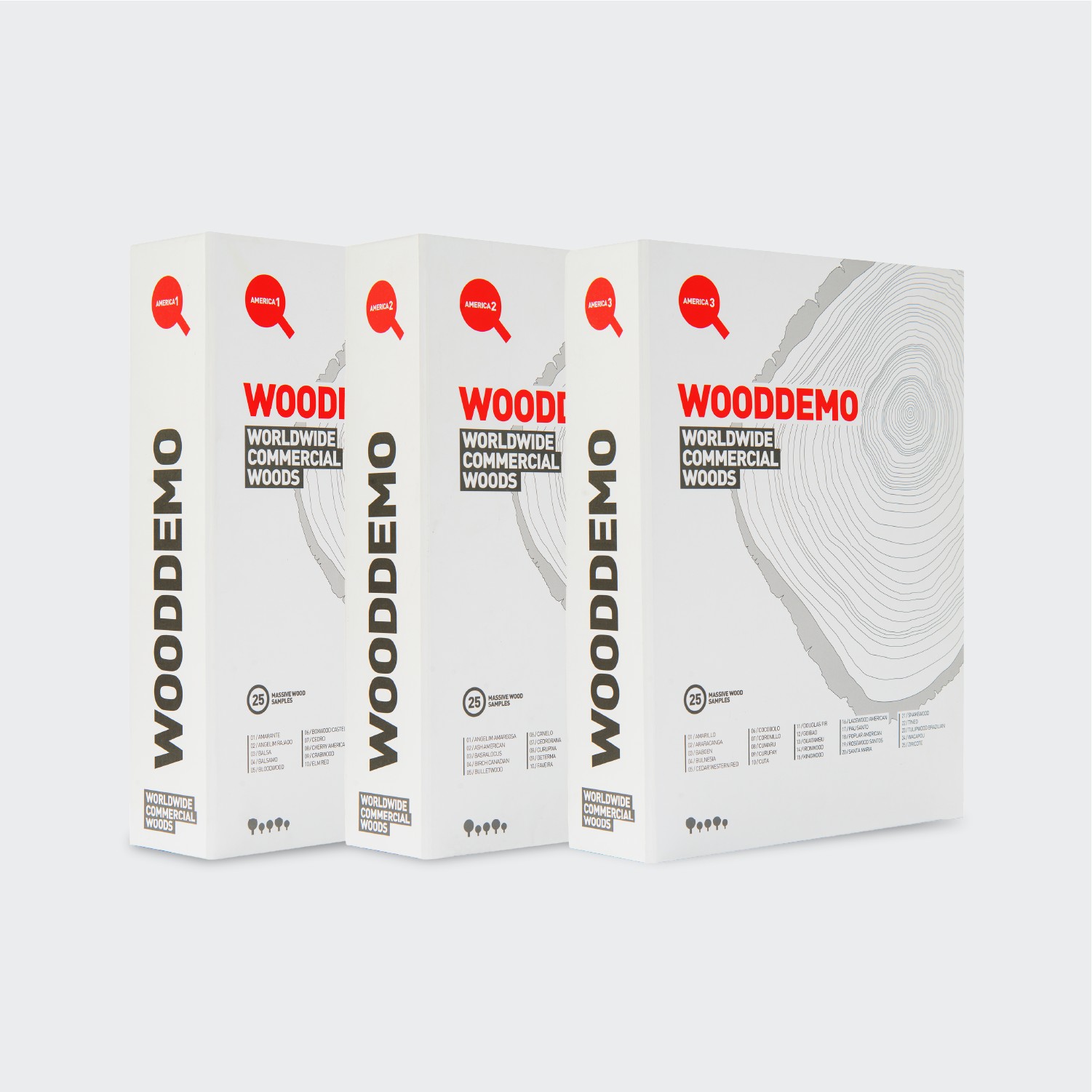 Wooddemo Amerika Set