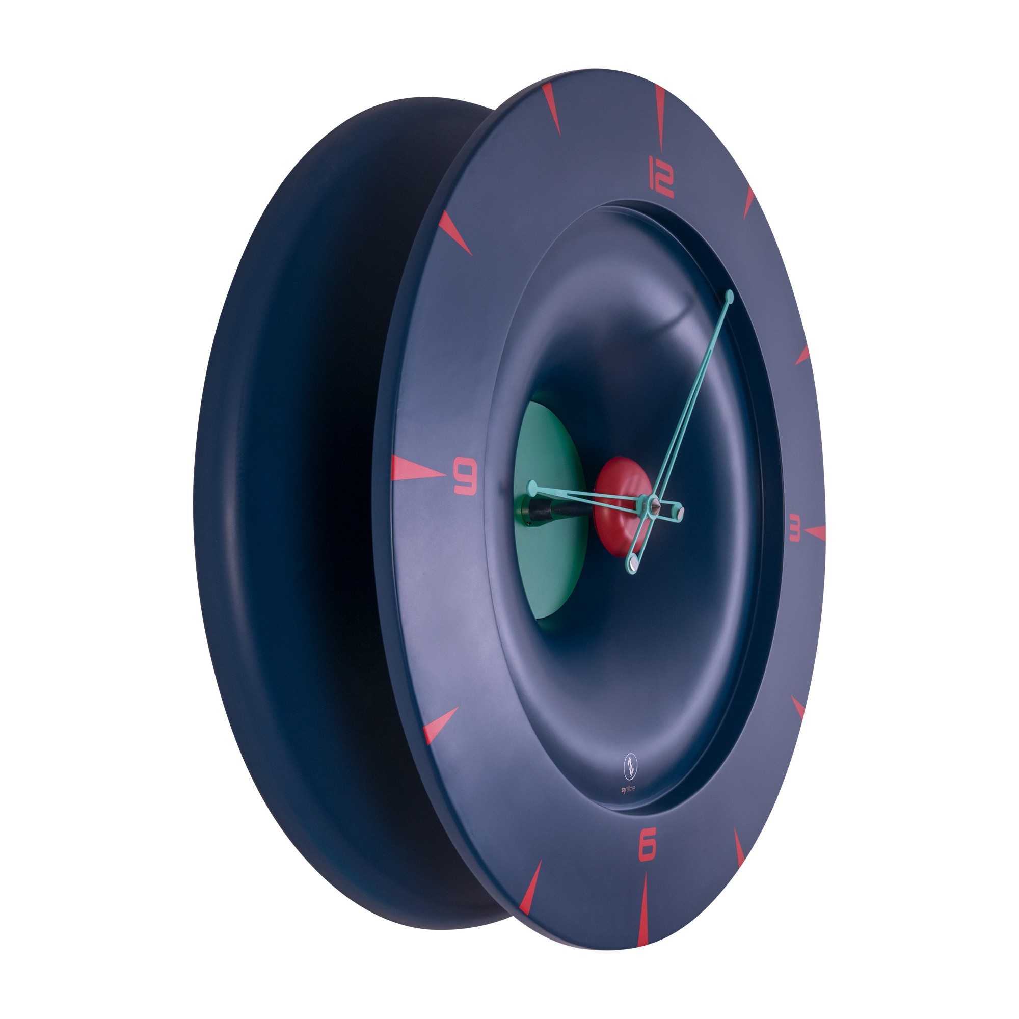 SY Time Efes 100 CM Duvar Saati - 9076 Patentli Manyetik Kadran Sistemi, Ayarlanabilir Kollar, Fiberglas ve Alüminyum Tasarım
