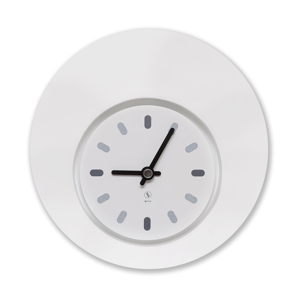 SY Time Troya 50 CM Duvar Saati - 9502 Patentli Manyetik Kadran Sistemi, Ayarlanabilir Kollar, Fiberglas ve Alüminyum Tasarım
