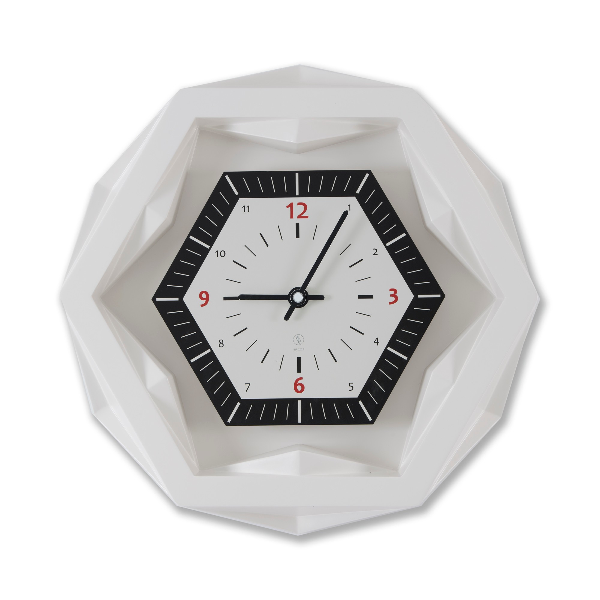 SY Time Bodrum 90 CM Wall Clock Patented Magnetic Dial System, Adjustable Arms, Fiberglass and Aluminum Design