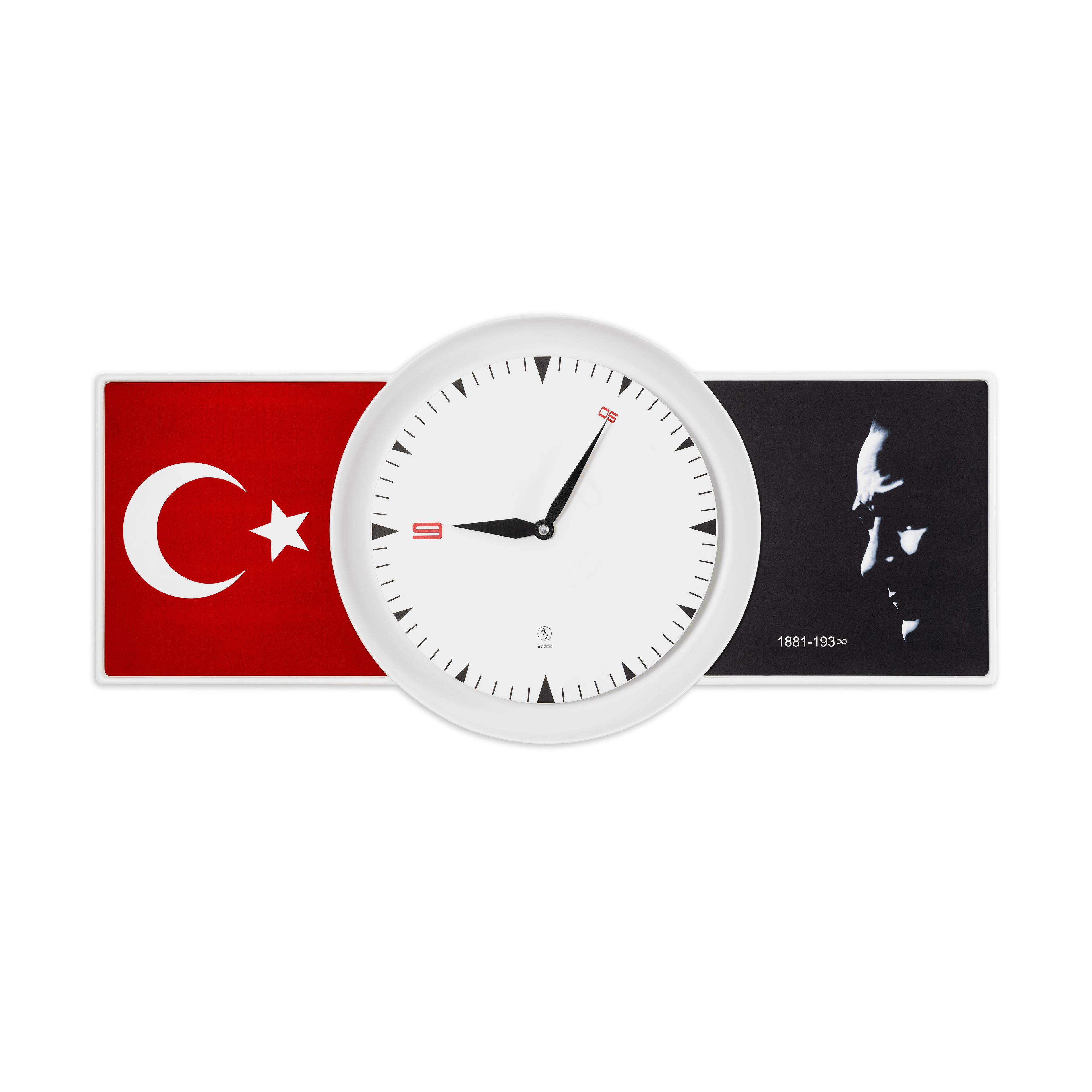 Republic Wall Clock 130 CM Patented Magnetic Dial System, Adjustable Hands, Fiberglass and Aluminum Design