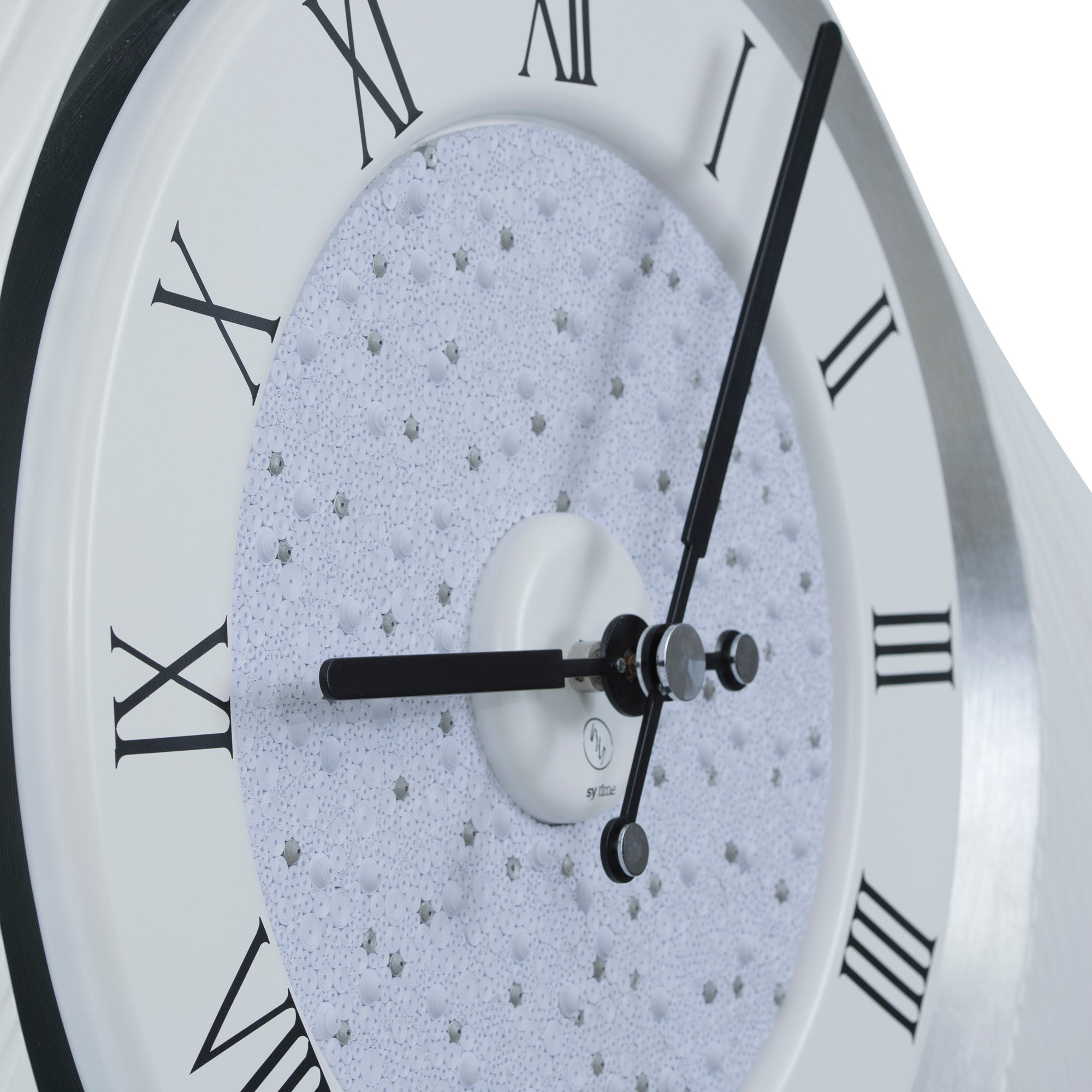 SY Time Artemis 120 CM Wall Clock Patented Magnetic Dial System, Adjustable Hands, Fiberglass and Aluminum Design