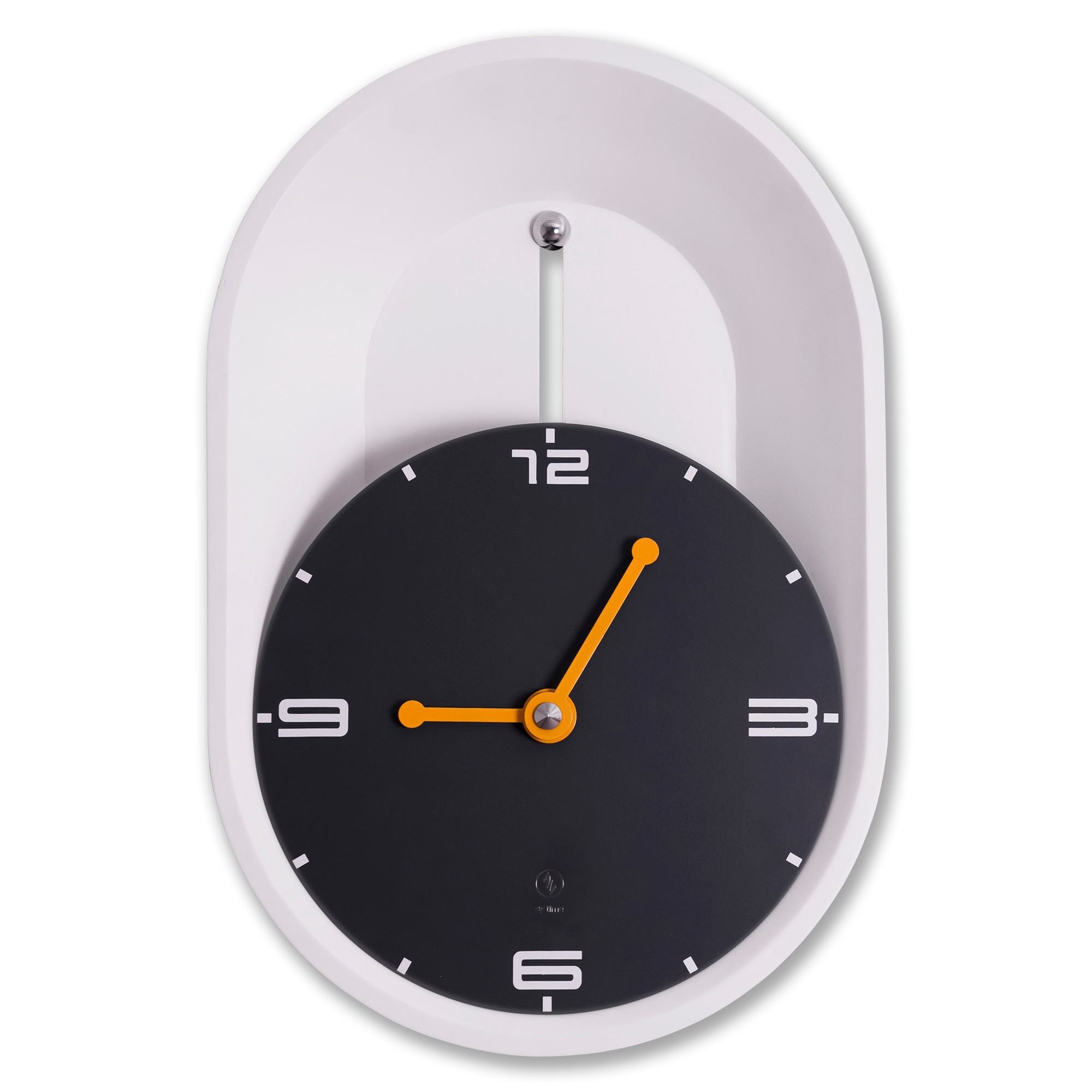 SY Time Aspendos 80 CM Duvar Saati Patentli Manyetik Kadran Sistemi, Ayarlanabilir Kollar, Fiberglas ve Alüminyum Tasarım