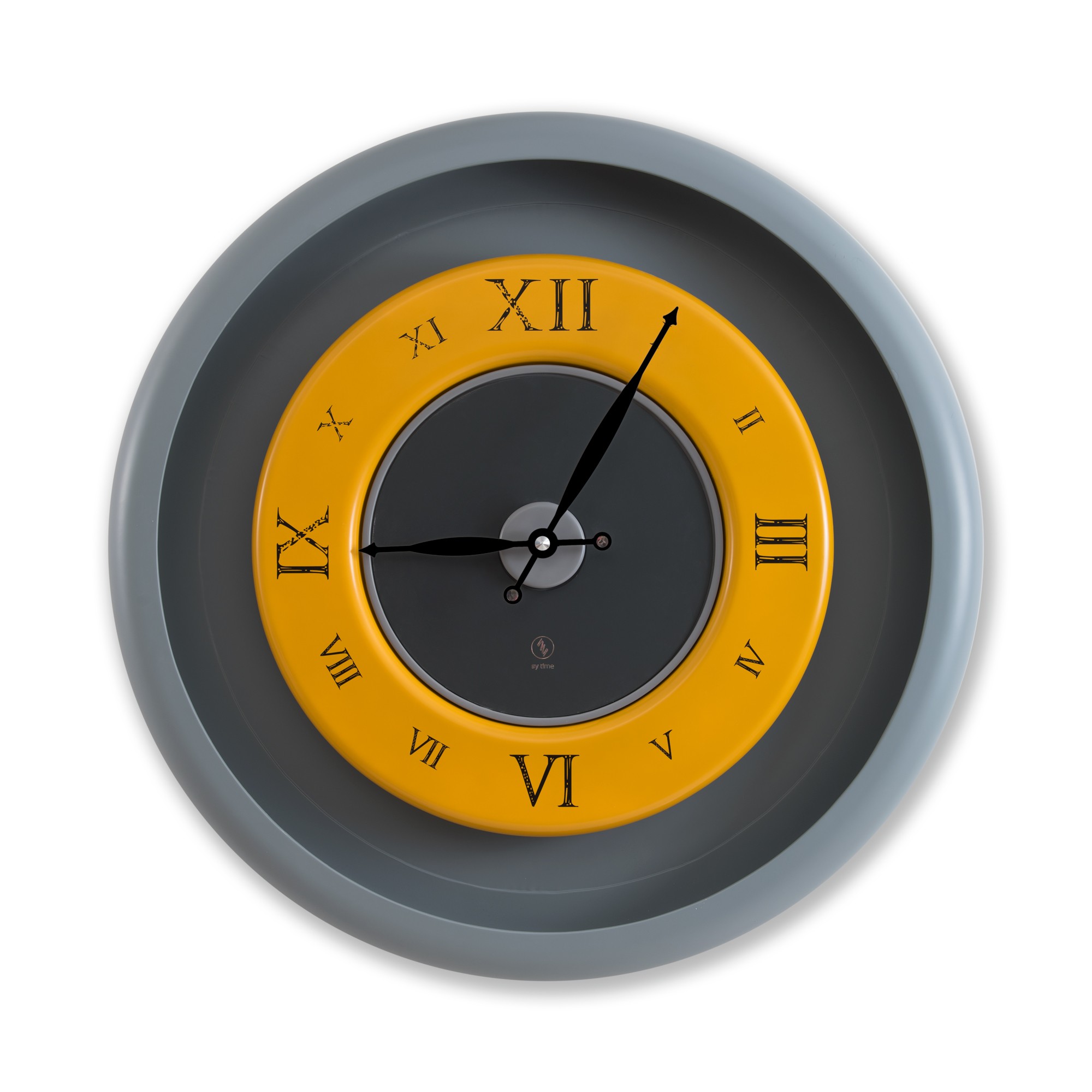 SY Time Zeugma 120 CM Wall Clock Patented Magnetic Dial System, Adjustable Hands, Fiberglass and Aluminum Design