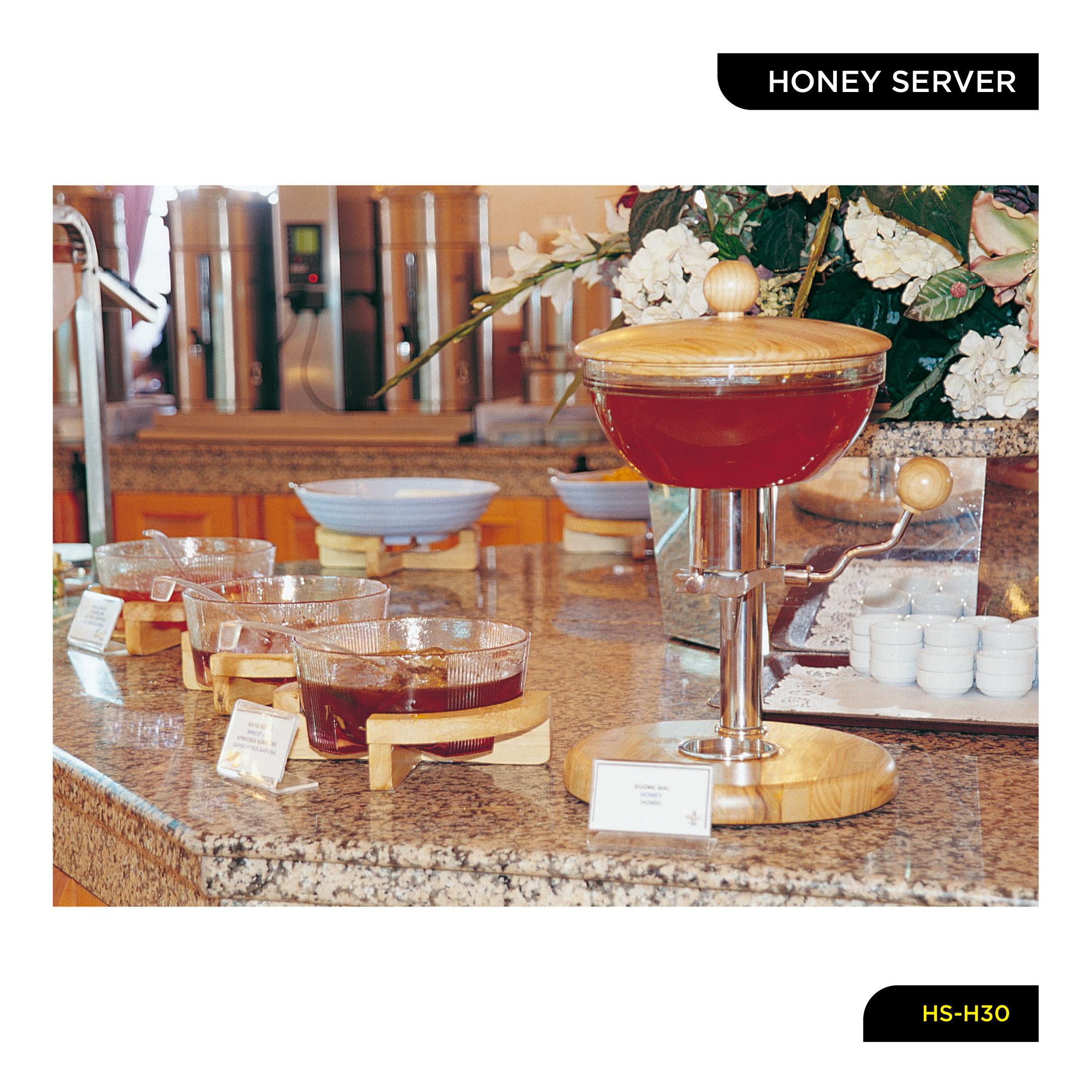 Honey Jar - Special Design Honey Server for Home, Hotel and Restaurant, Dispenses 10g Honey, Stylish, Durable - Balmatik