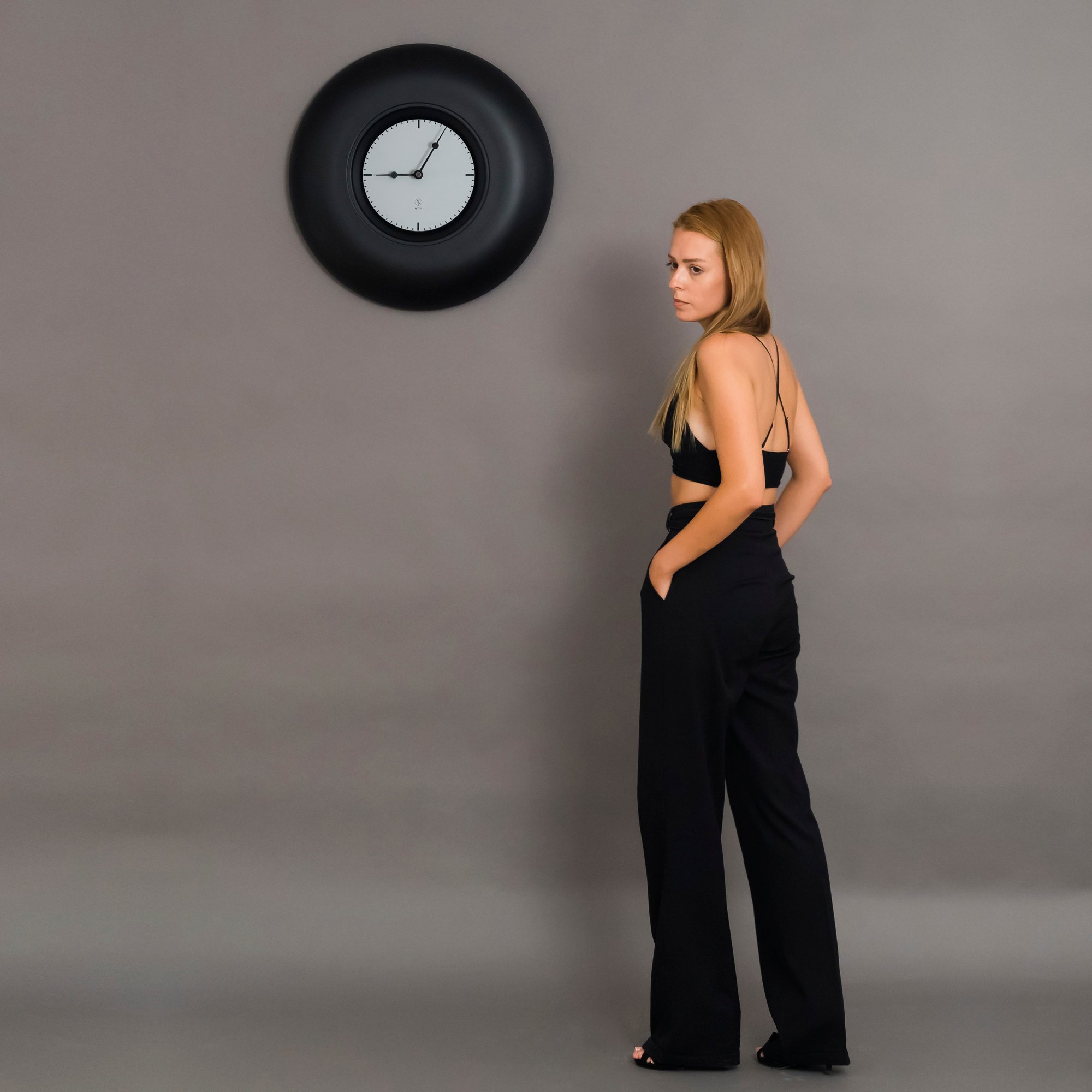 SY Time Cappadocia 60 CM Wall Clock Patented Magnetic Dial System, Adjustable Hands, Fiberglass and Aluminum Design