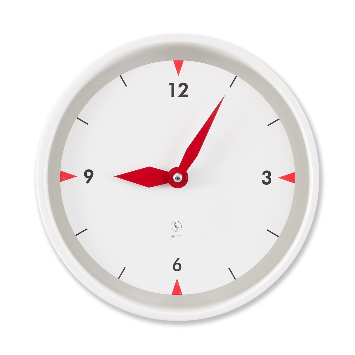 SY Time Iasos 40 CM Wall Clock - 5962 Patented Magnetic Dial System, Adjustable Hands, Fiberglass and Aluminum Design