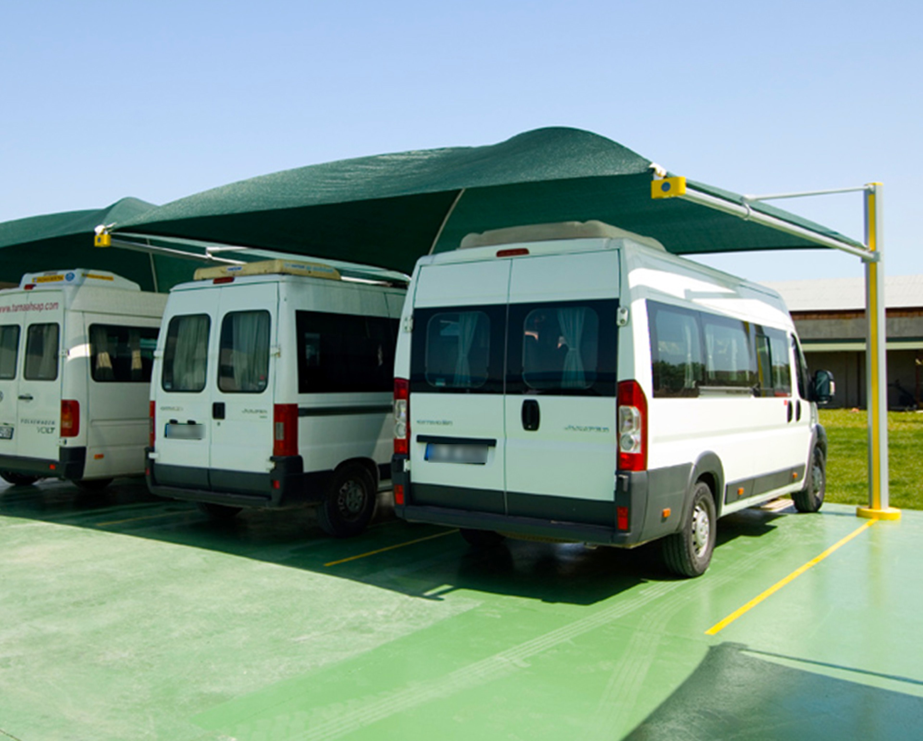 Otopark Gölgelik Sistemleri (Yüksek Araç Grupları)