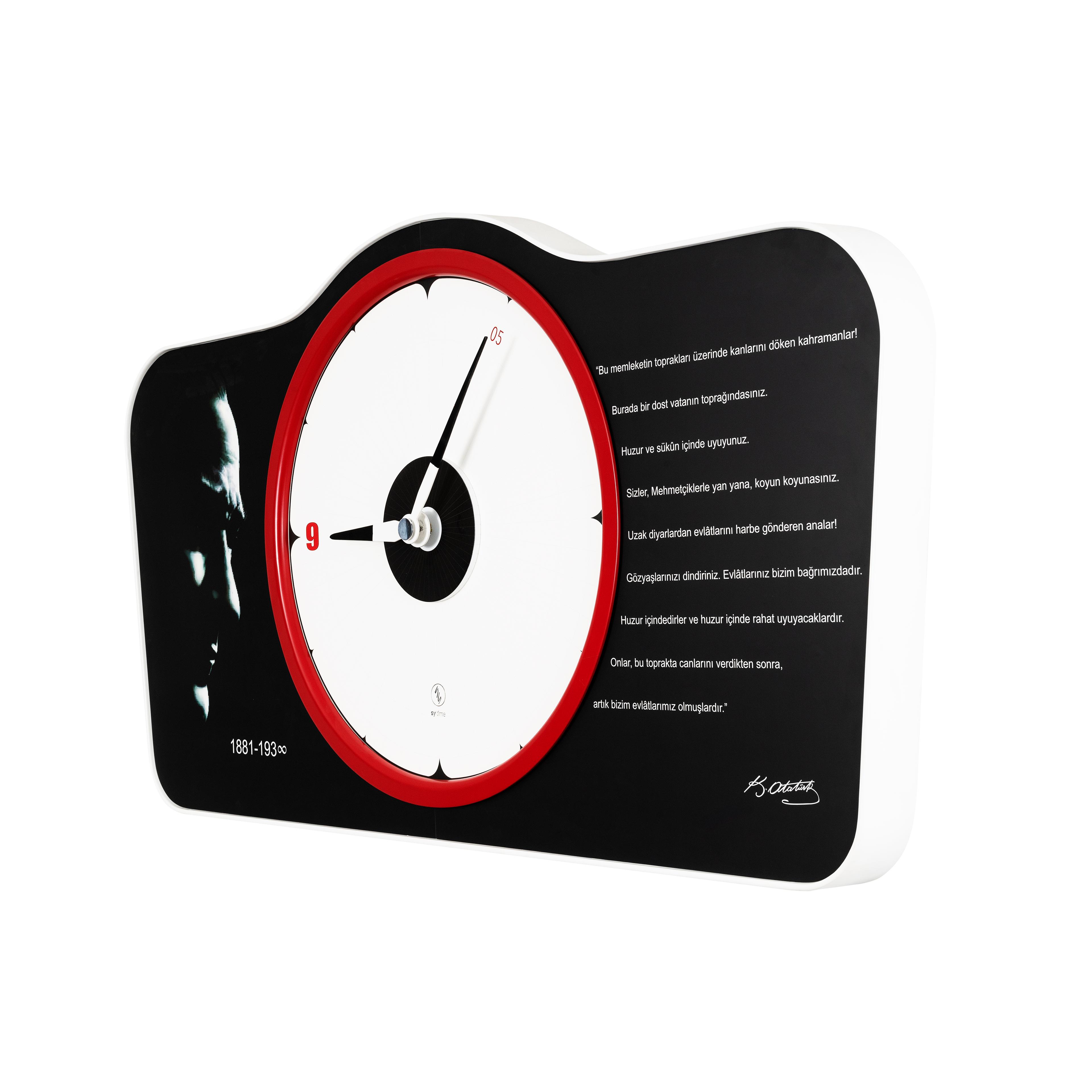 Gallipoli Wall Clock 160 CM Patented Magnetic Dial System, Adjustable Hands, Fiberglass and Aluminum Design