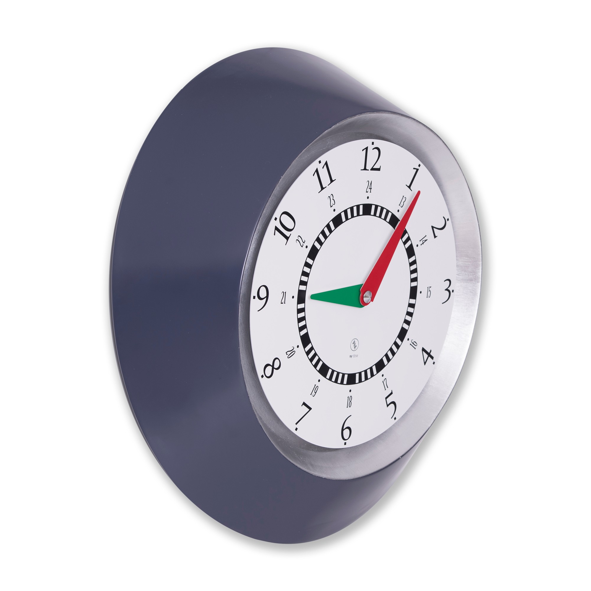 SY Time Urartu 80 CM Duvar Saati - 7249 Patentli Manyetik Kadran Sistemi, Ayarlanabilir Kollar, Fiberglas ve Alüminyum Tasarım