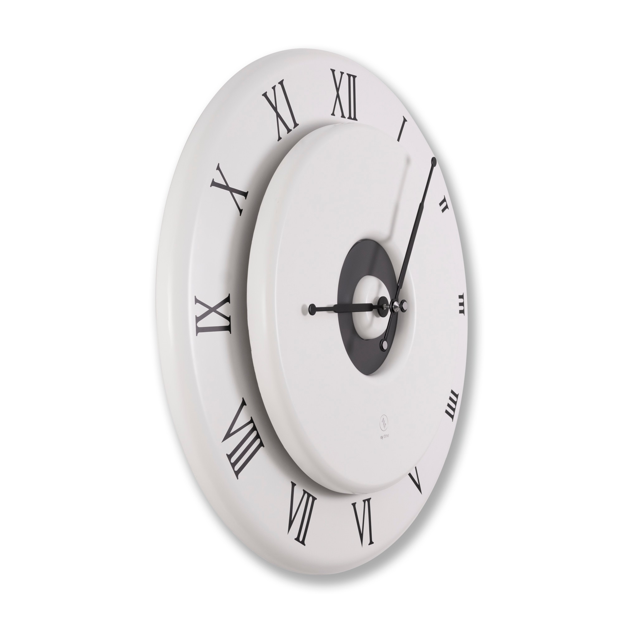 SY Time Kekova 100 CM Wall Clock Patented Magnetic Dial System, Adjustable Arms, Fiberglass and Aluminum Design