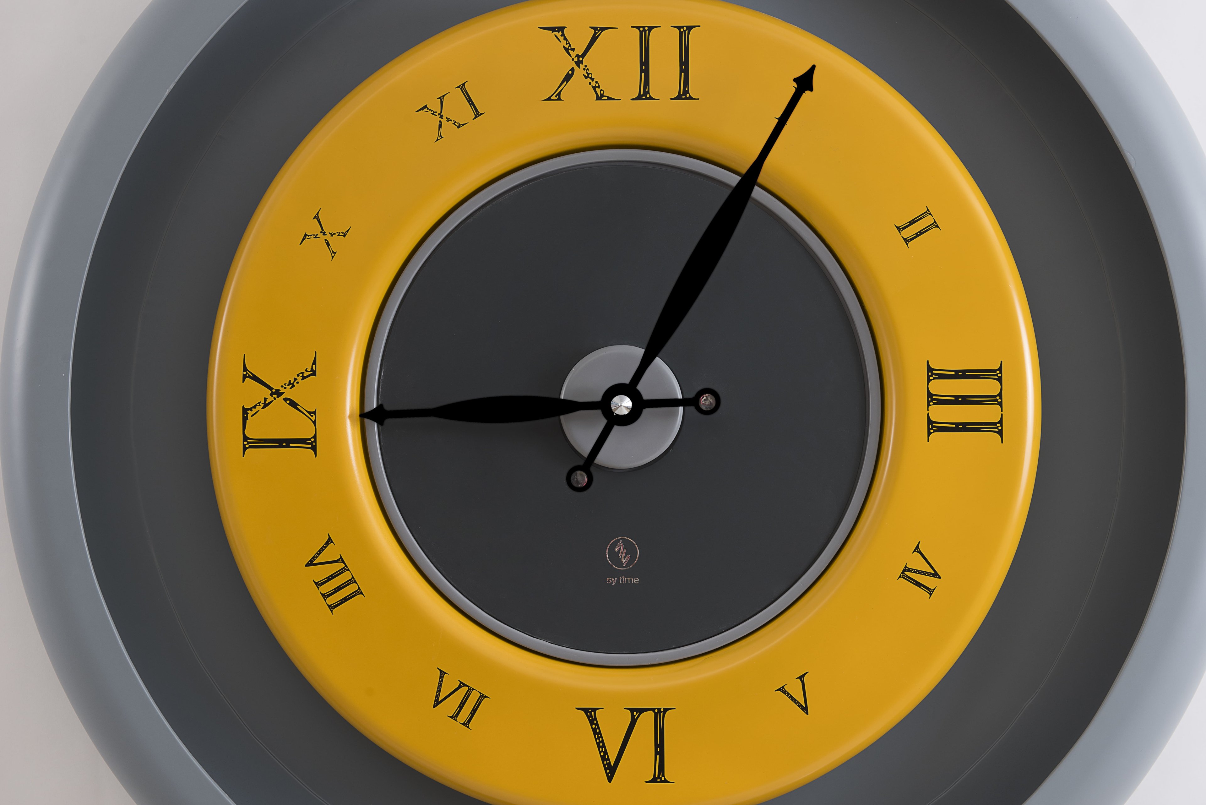 SY Time Zeugma 120 CM Wall Clock Patented Magnetic Dial System, Adjustable Hands, Fiberglass and Aluminum Design