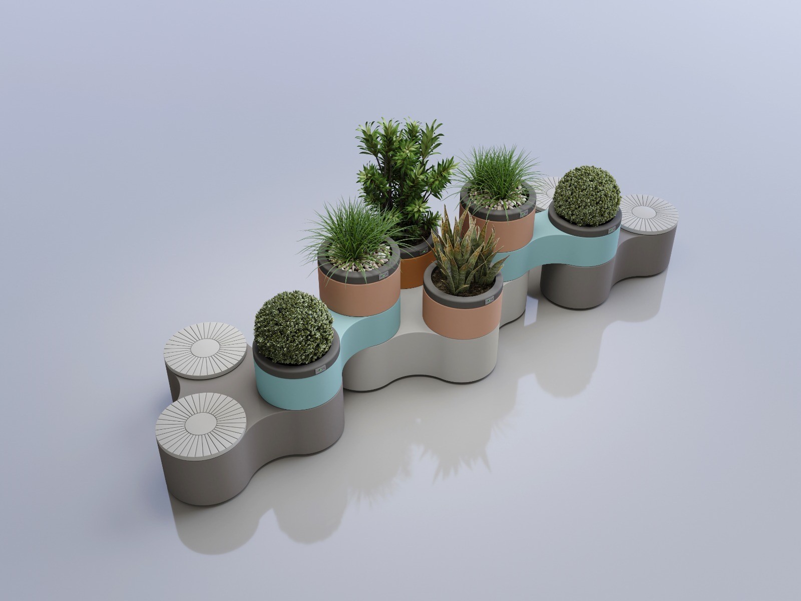 Aricanda Modular Smart Flower Pot Series - 4/48