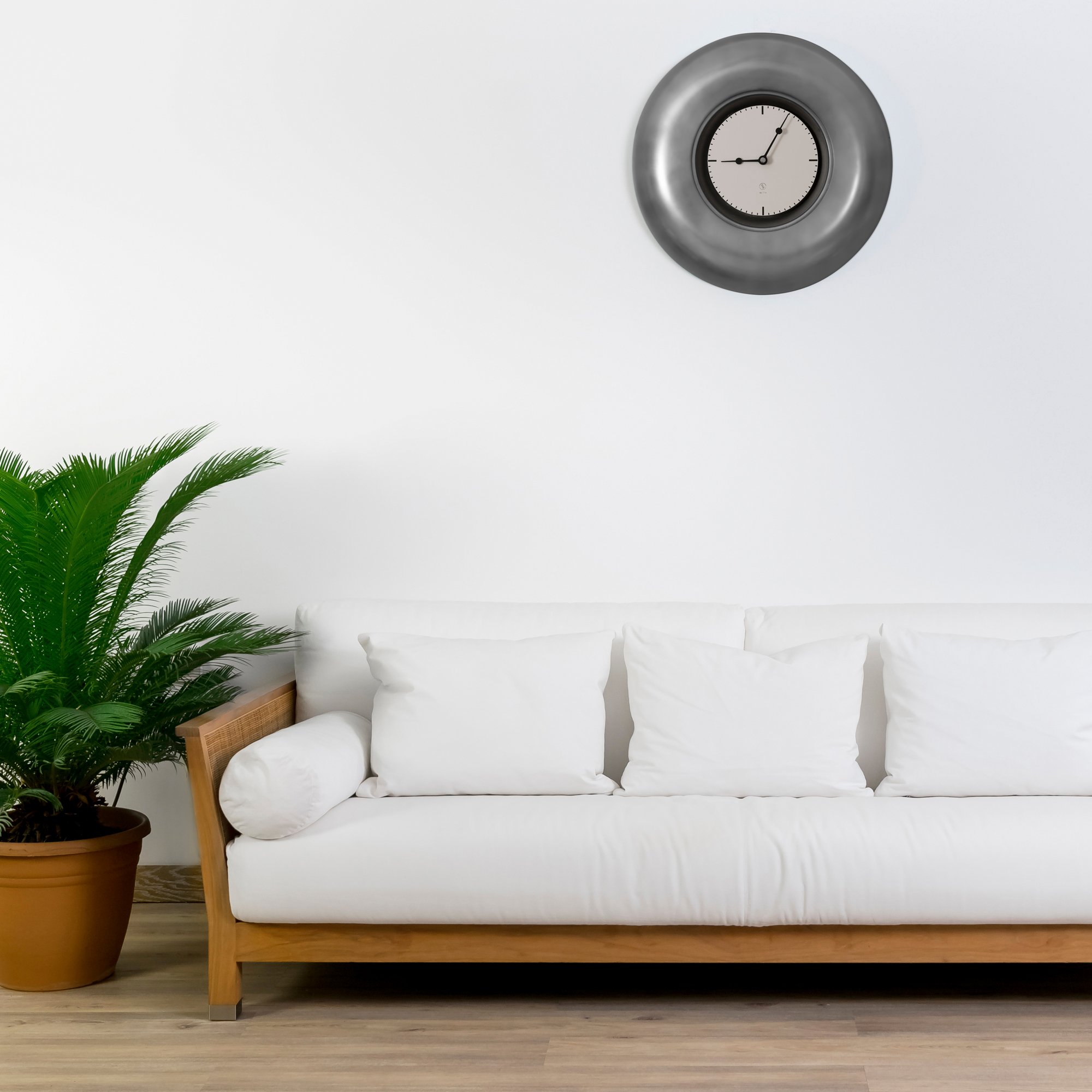 SY Time Cappadocia 60 CM Wall Clock - 9816 Patented Magnetic Dial System, Adjustable Hands, Fiberglass and Aluminum Design