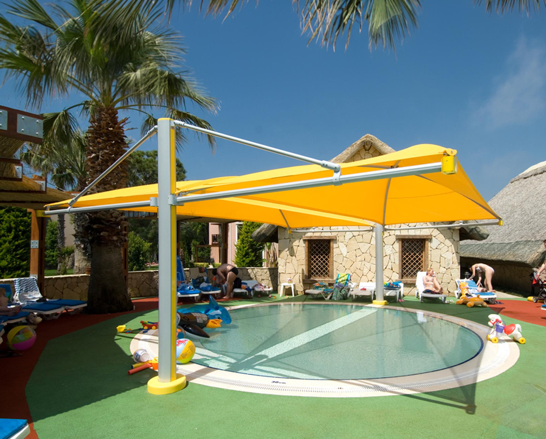 Children's Pool / Playground and Garden Shade Systems (Price is determined by project.)