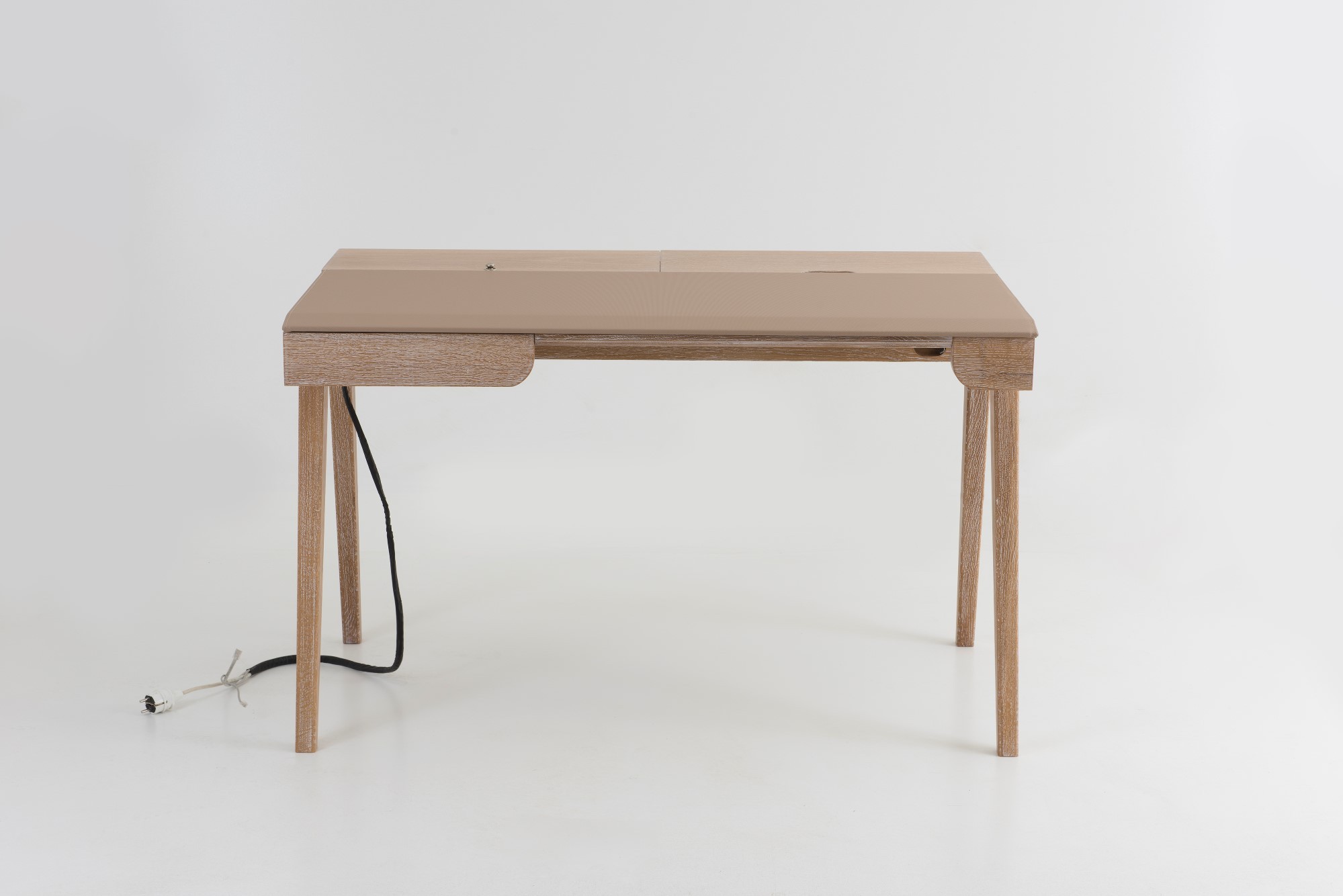 Picta : Study Desk 120 CM - Modern Solid Oak and Walnut Desk for Office, Study Room or Home Use