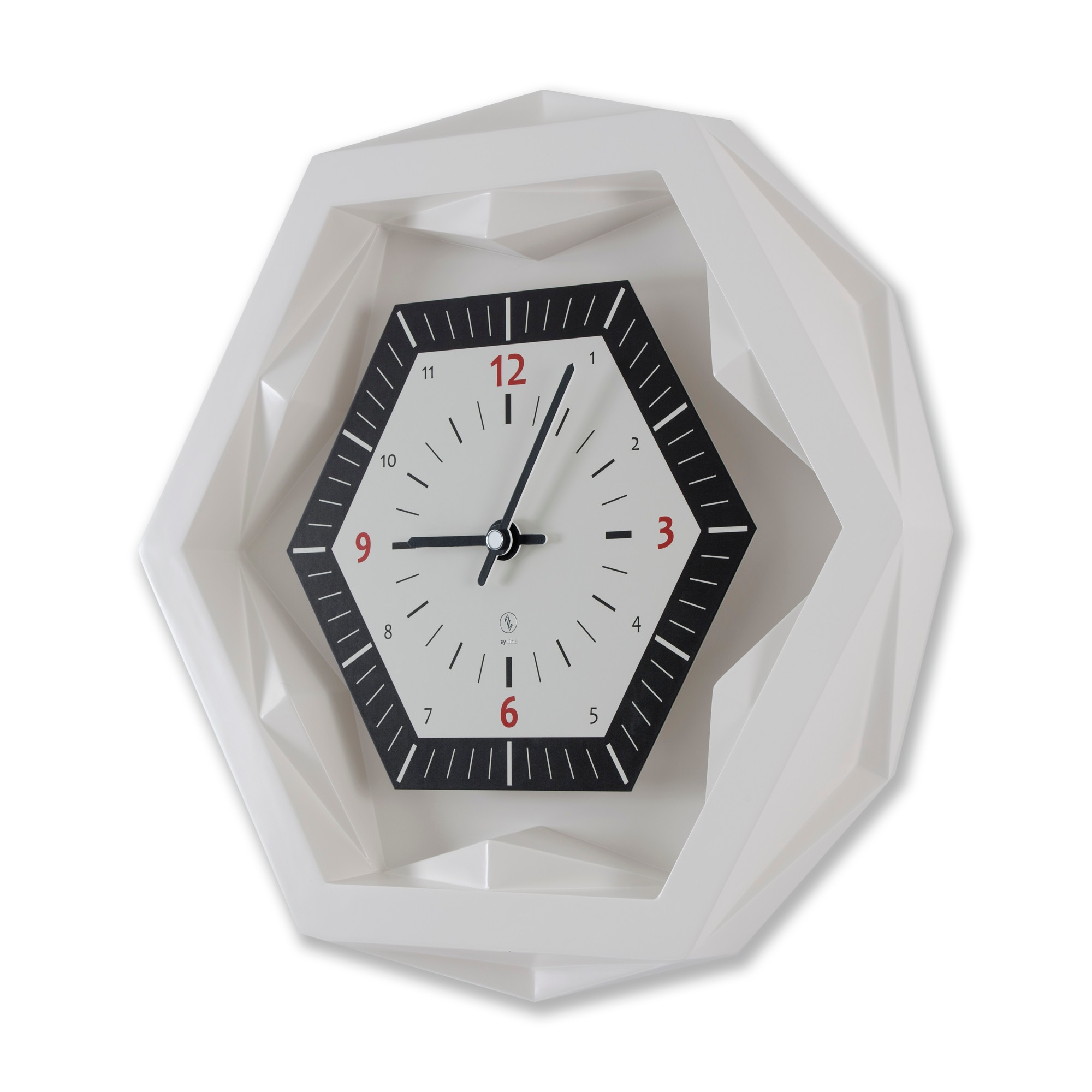 SY Time Bodrum 90 CM Wall Clock Patented Magnetic Dial System, Adjustable Arms, Fiberglass and Aluminum Design