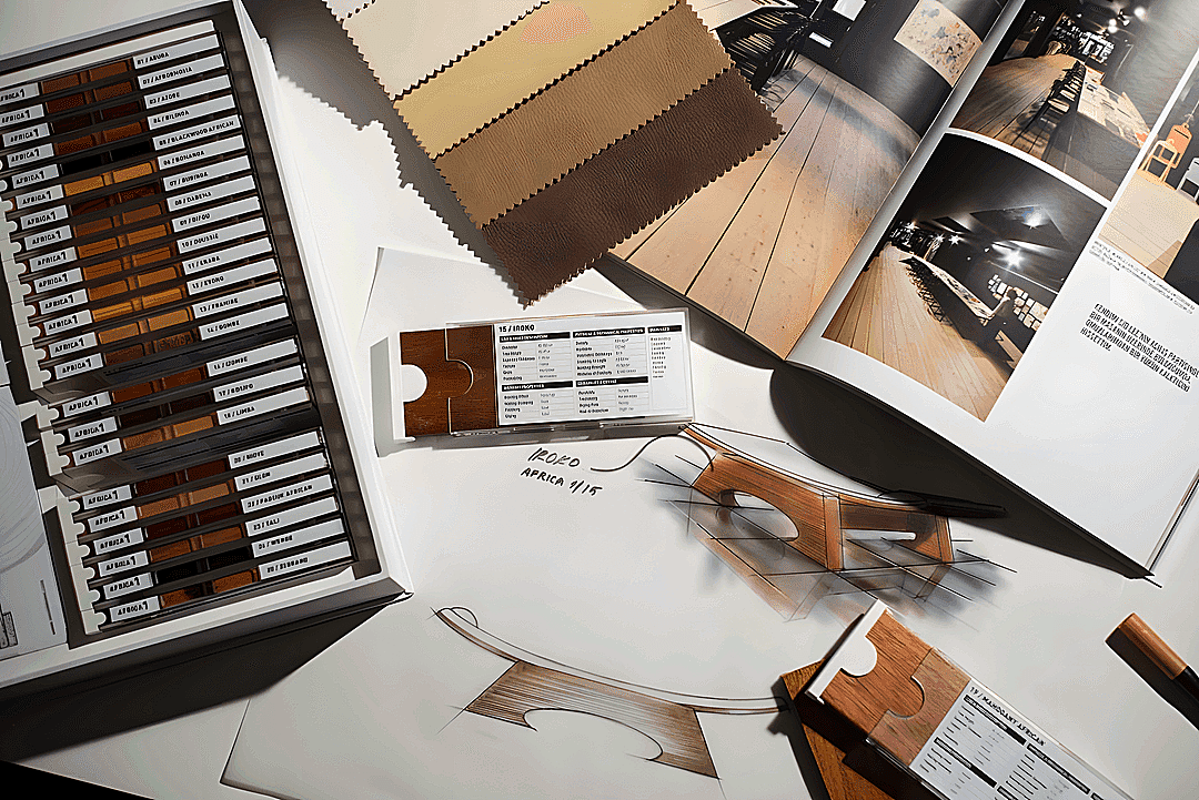 Wooddemo Wood Catalog - 225 Large Wood Samples to Touch and Feel, Experience Creations from Africa, Europe, America, and Asia