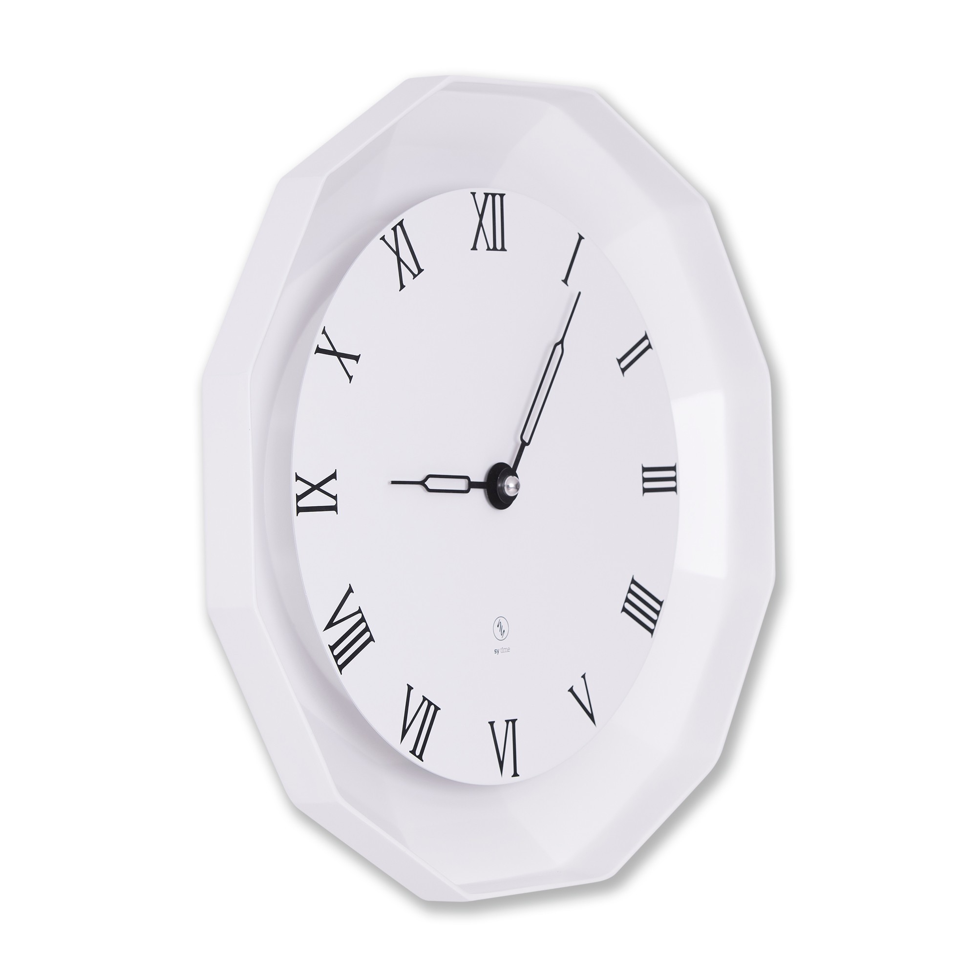 SY Time Bergama 70 CM Duvar Saati Patentli Manyetik Kadran Sistemi, Ayarlanabilir Kollar, Fiberglas ve Alüminyum Tasarım