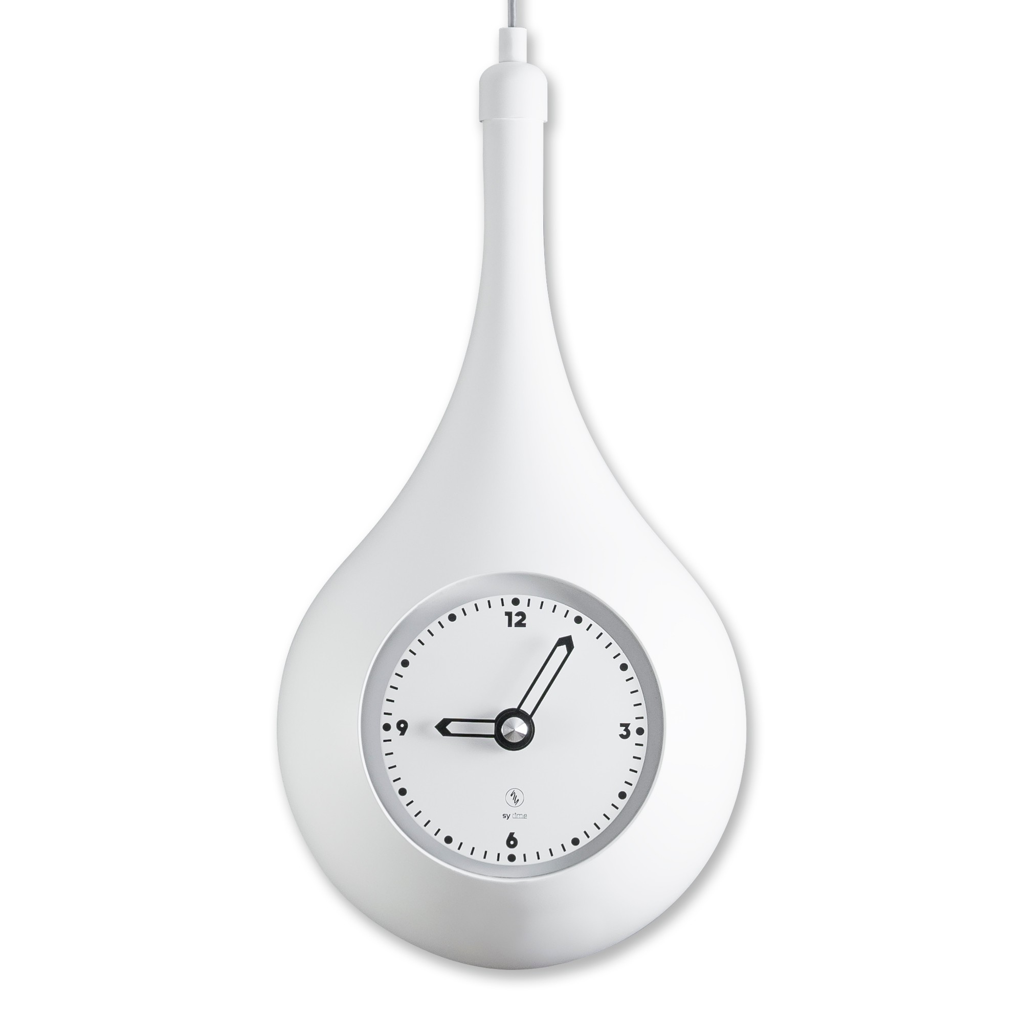 SY Time Sillyon 90 CM Duvar Saati Patentli Manyetik Kadran Sistemi, Ayarlanabilir Kollar, Fiberglas ve Alüminyum Tasarım