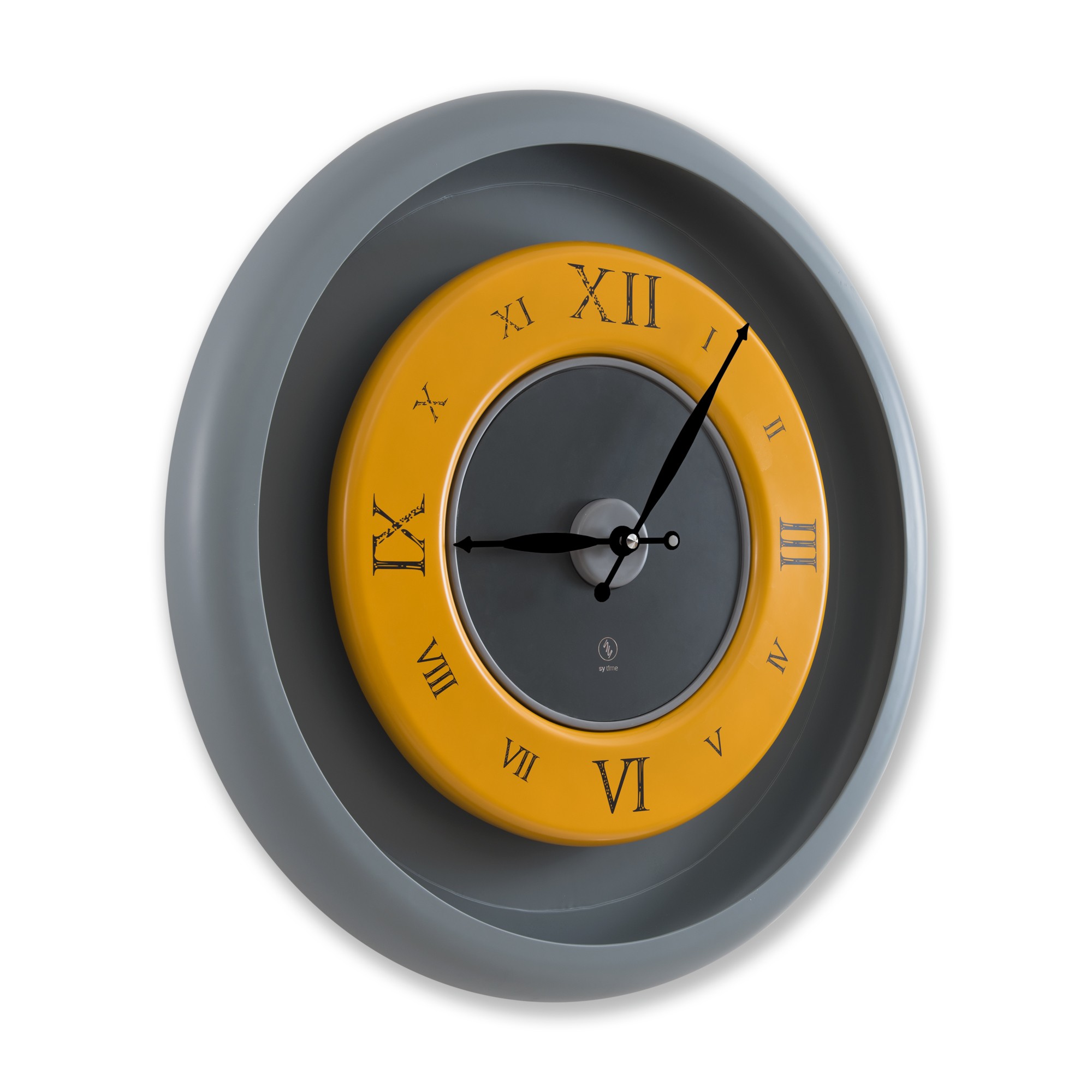 SY Time Zeugma 120 CM Wall Clock Patented Magnetic Dial System, Adjustable Hands, Fiberglass and Aluminum Design