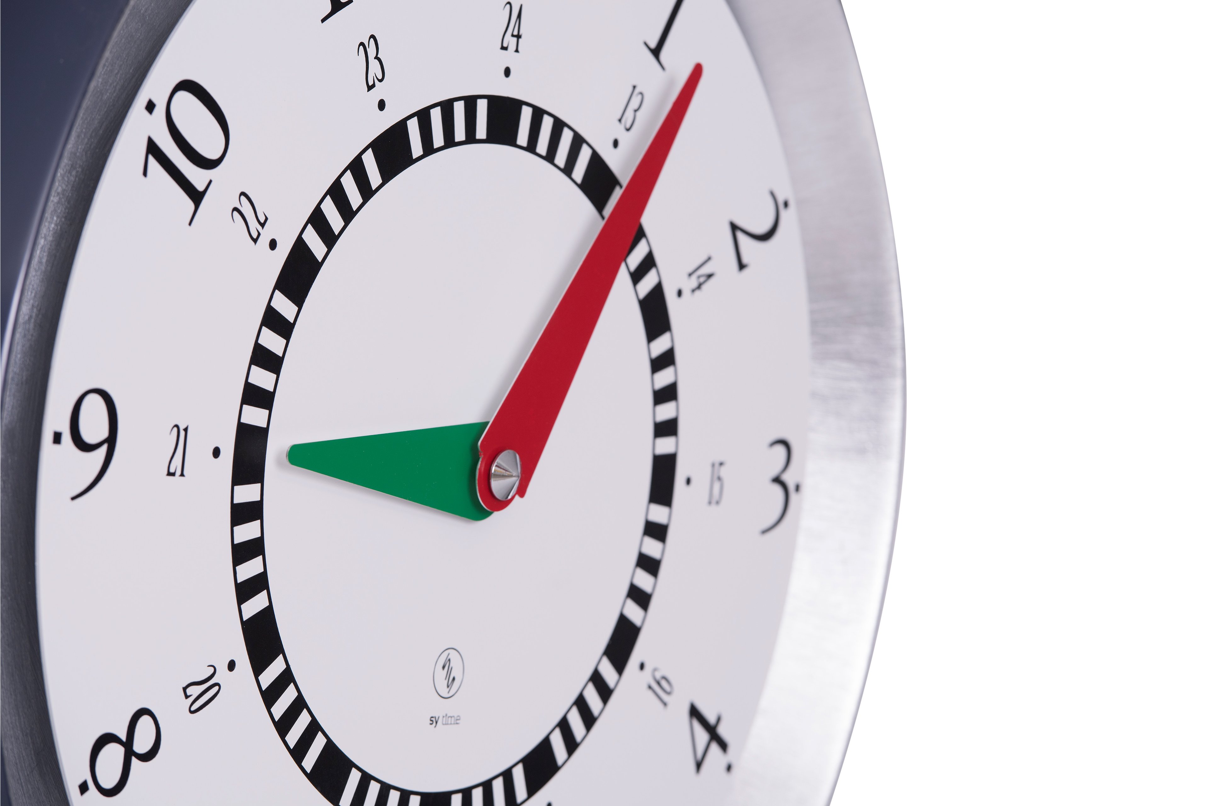 SY Time Urartu 80 CM Duvar Saati - 7249 Patentli Manyetik Kadran Sistemi, Ayarlanabilir Kollar, Fiberglas ve Alüminyum Tasarım