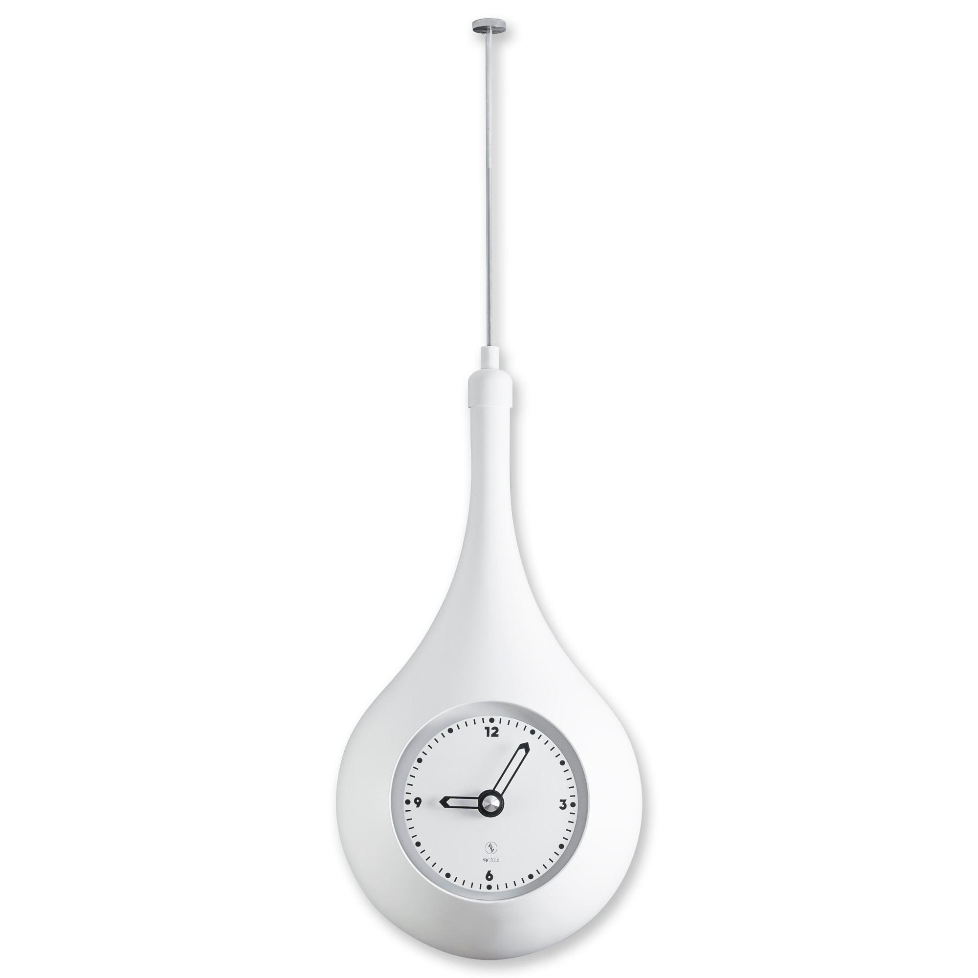 SY Time Sillyon 90 CM Duvar Saati Patentli Manyetik Kadran Sistemi, Ayarlanabilir Kollar, Fiberglas ve Alüminyum Tasarım