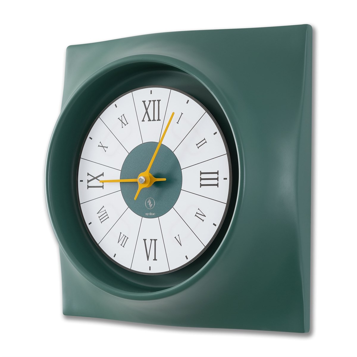 SY Time Avşa 40 CM Wall Clock Patented Magnetic Dial System, Adjustable Hands, Fiberglass and Aluminum Design