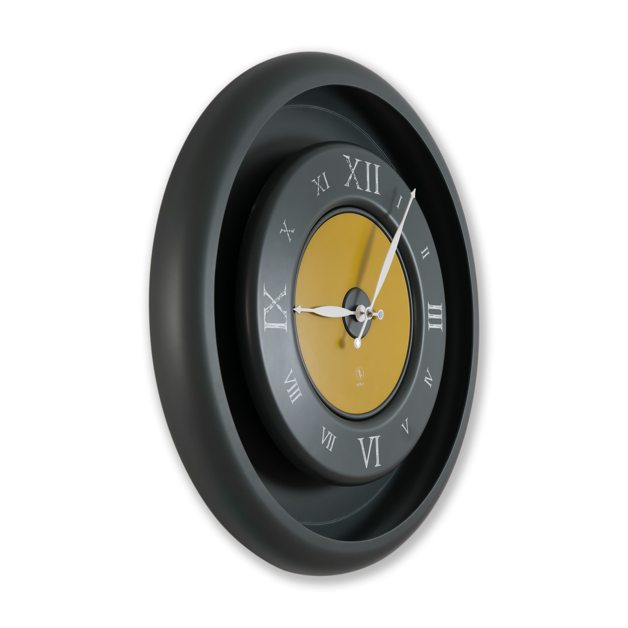 SY Time Zeugma 120 CM Duvar Saati - 8796 Patentli Manyetik Kadran Sistemi, Ayarlanabilir Kollar, Fiberglas ve Alüminyum Tasarım