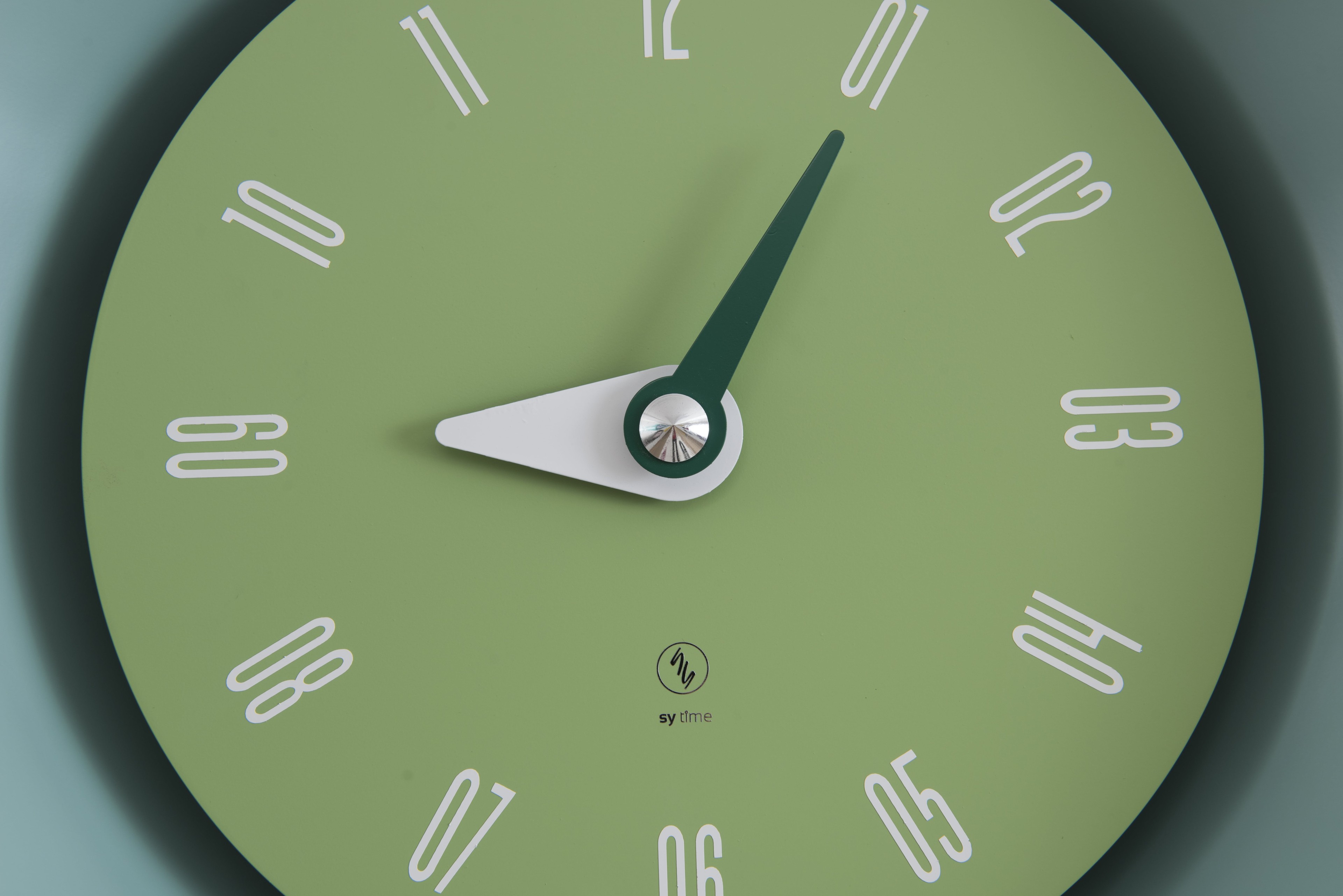 SY Time Side 50 CM Duvar Saati - 9960 Patentli Manyetik Kadran Sistemi, Ayarlanabilir Kollar, Fiberglas ve Alüminyum Tasarım