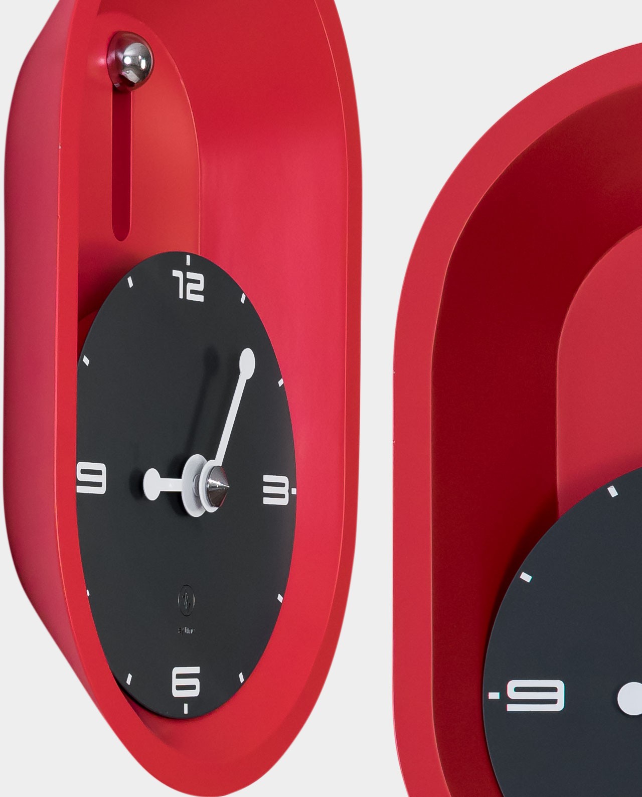 SY Time Aspendos 40 CM Wall Clock - 9243 Patented Magnetic Dial System, Adjustable Arms, Fiberglass and Aluminum Design