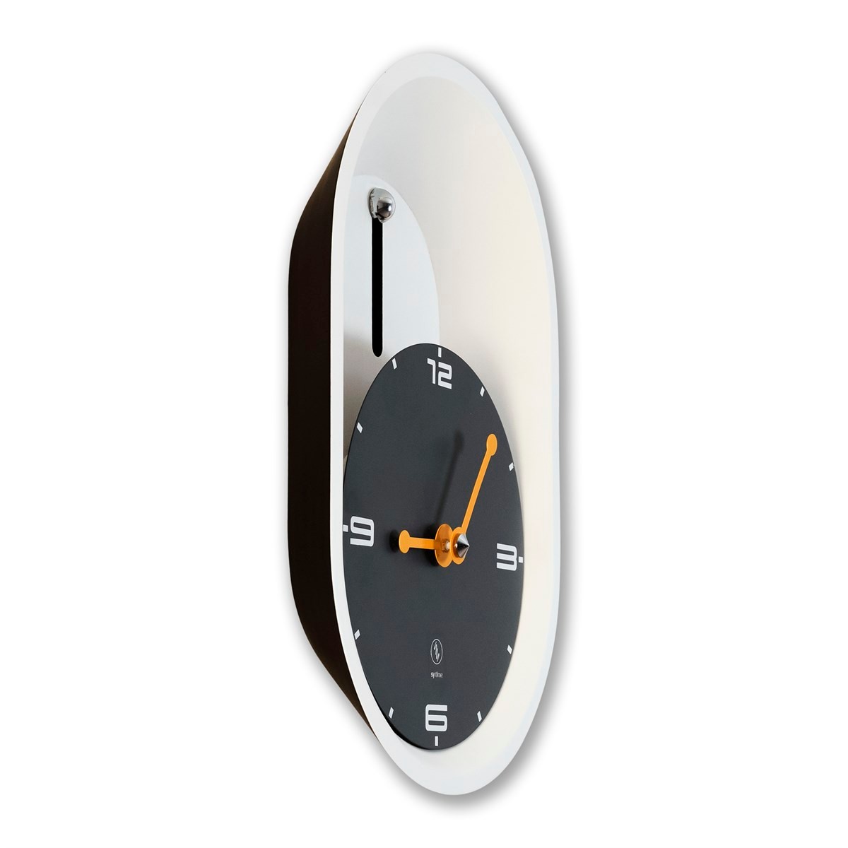 SY Time Aspendos 40 CM Wall Clock - 9939 Patented Magnetic Dial System, Adjustable Arms, Fiberglass and Aluminum Design